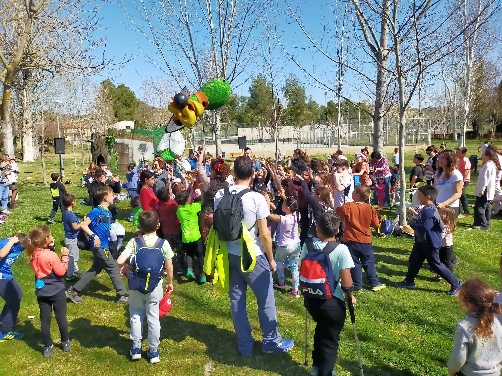 Escolares en El Prado