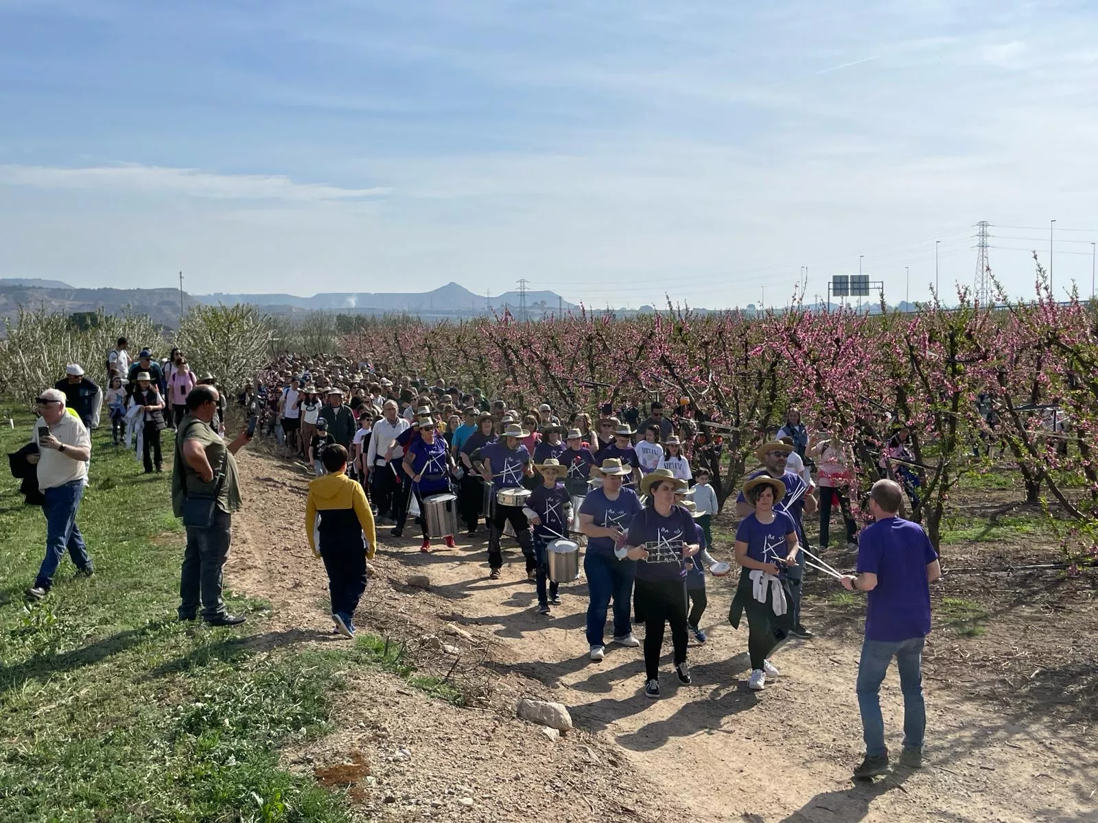 Música y Flores, una bonita mañana de domingo en Fraga
