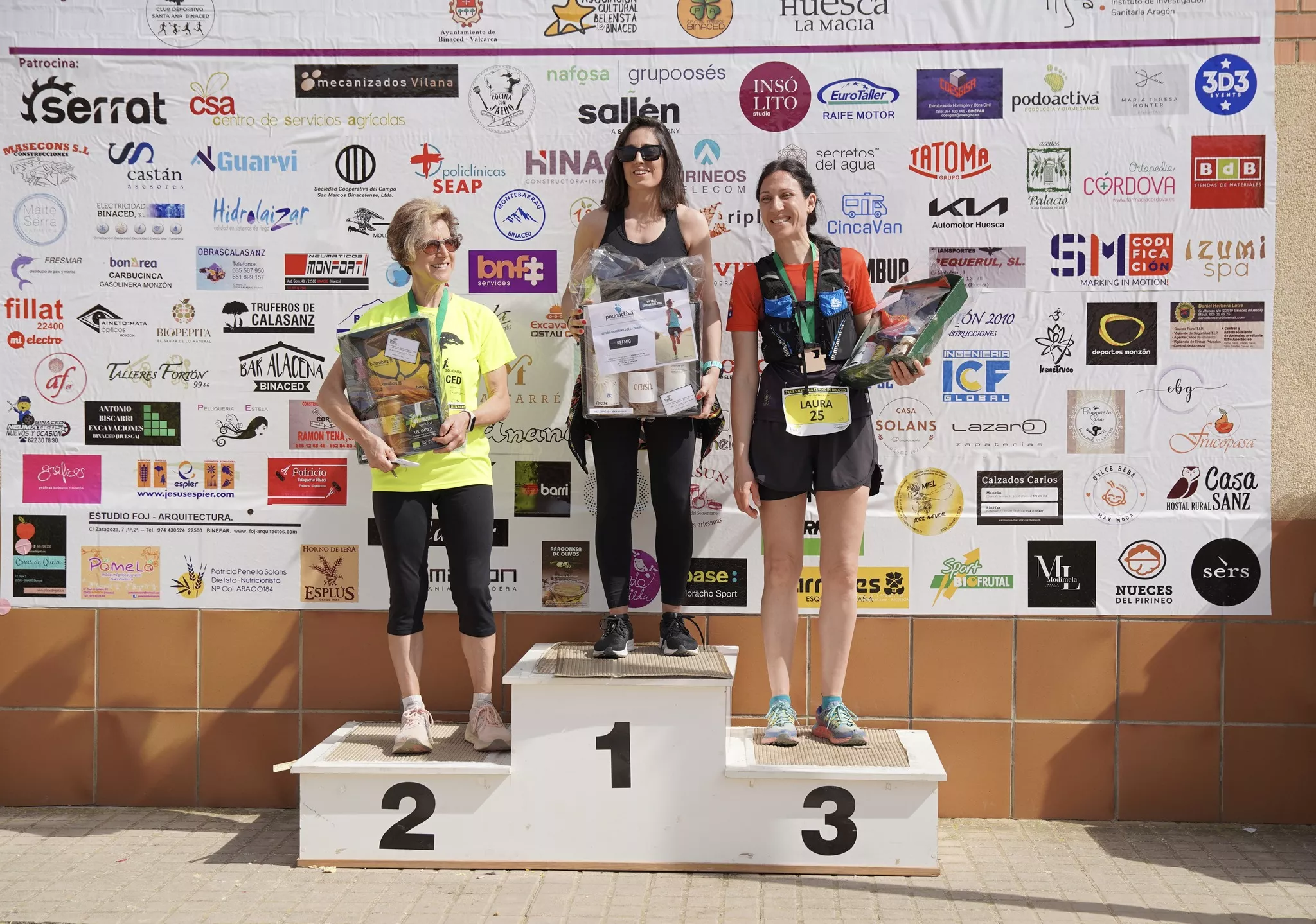 Podio Absoluto femenino 20K