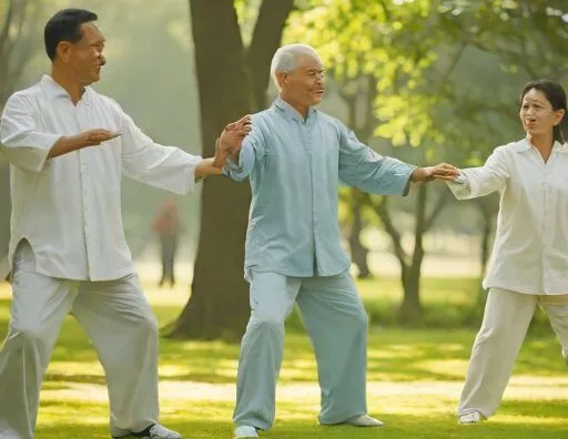 El taichí promueve la salud cardiovascular.