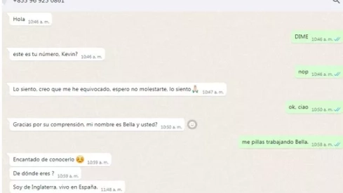 Conversación en este caso