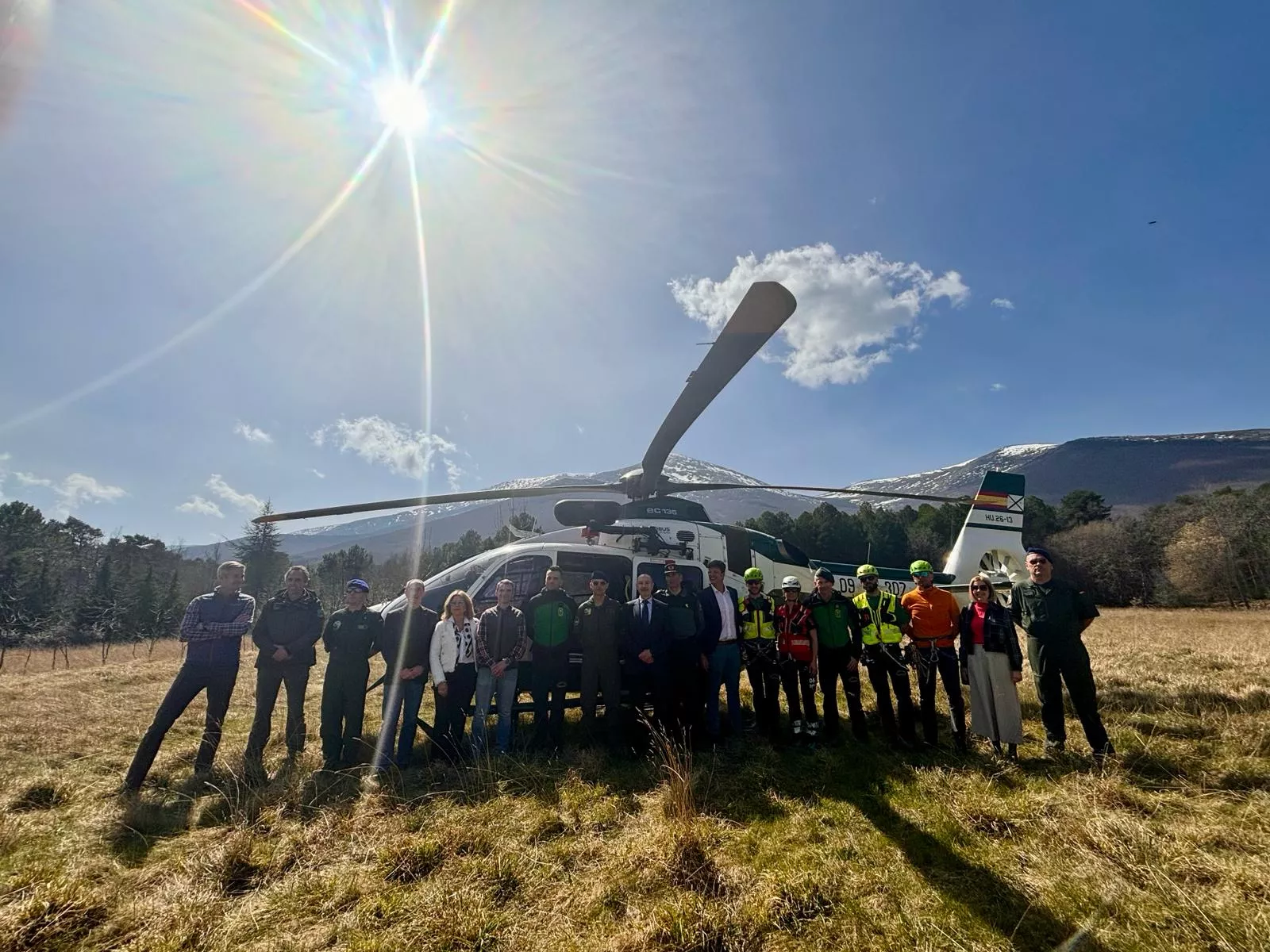Participantes en la presentación del balance de rescates en montaña de 2023.