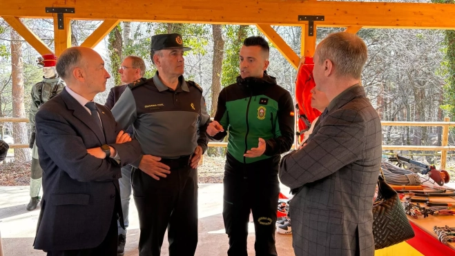 Participantes en la presentación del balance de los Greim de la Guardia Civil en la campaña de 2023. Participantes en la presentación del balance de los Greim de la Guardia Civil en la campaña de 2023.