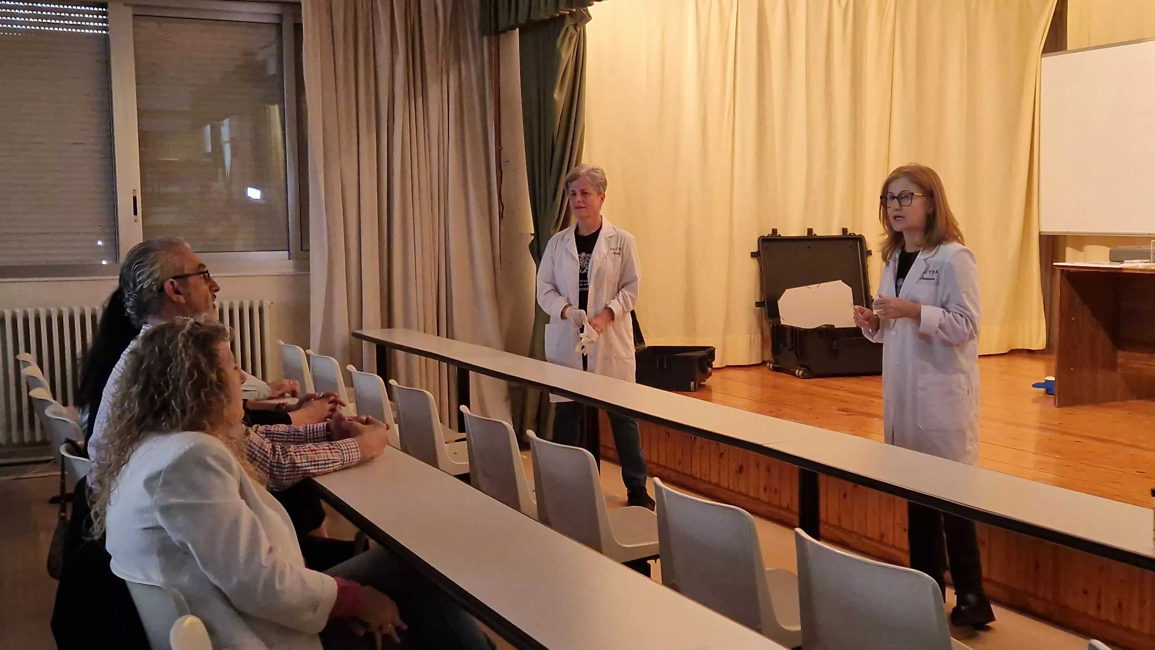  La Escyra se da a conocer en el IES Sierra de Guara. Foto Myriam Martínez