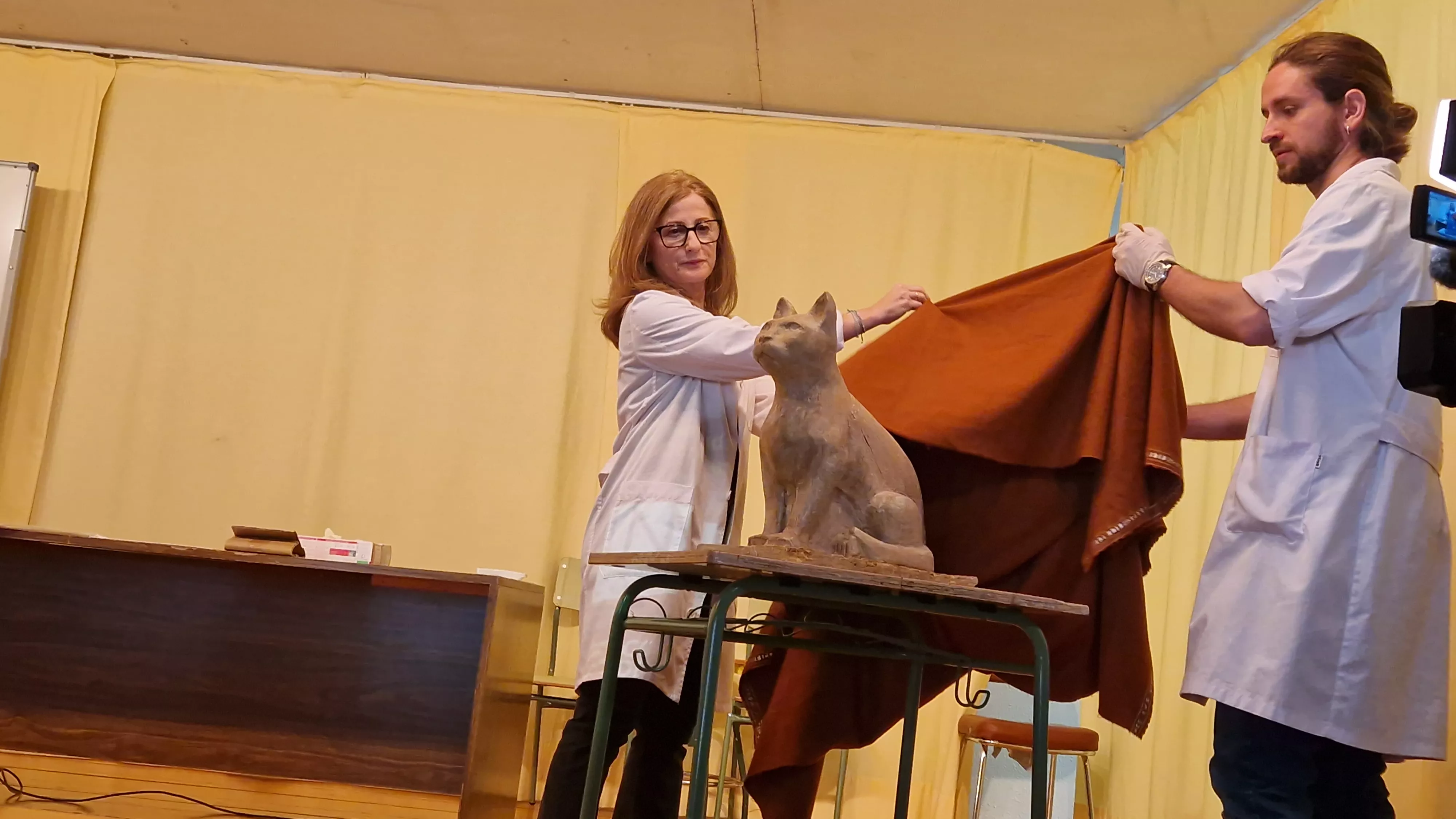  La Escyra se da a conocer en el IES Sierra de Guara. Foto Myriam Martínez