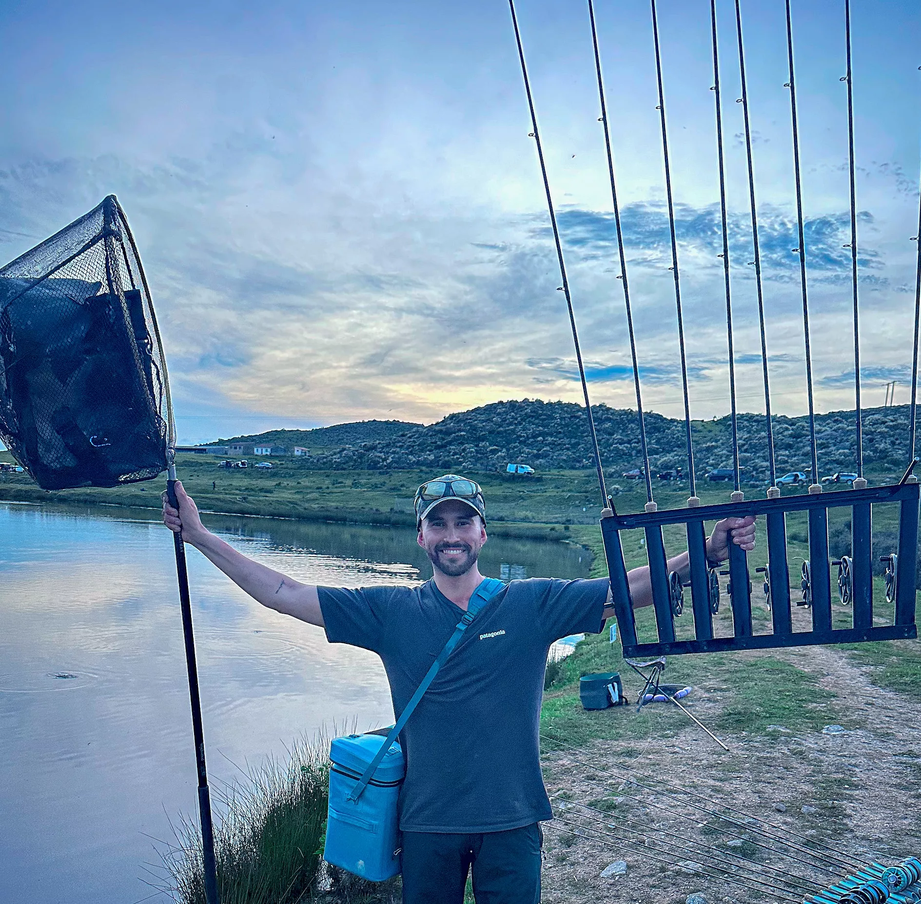 Nicolás Abadía, tras proclamarse campeón de España.