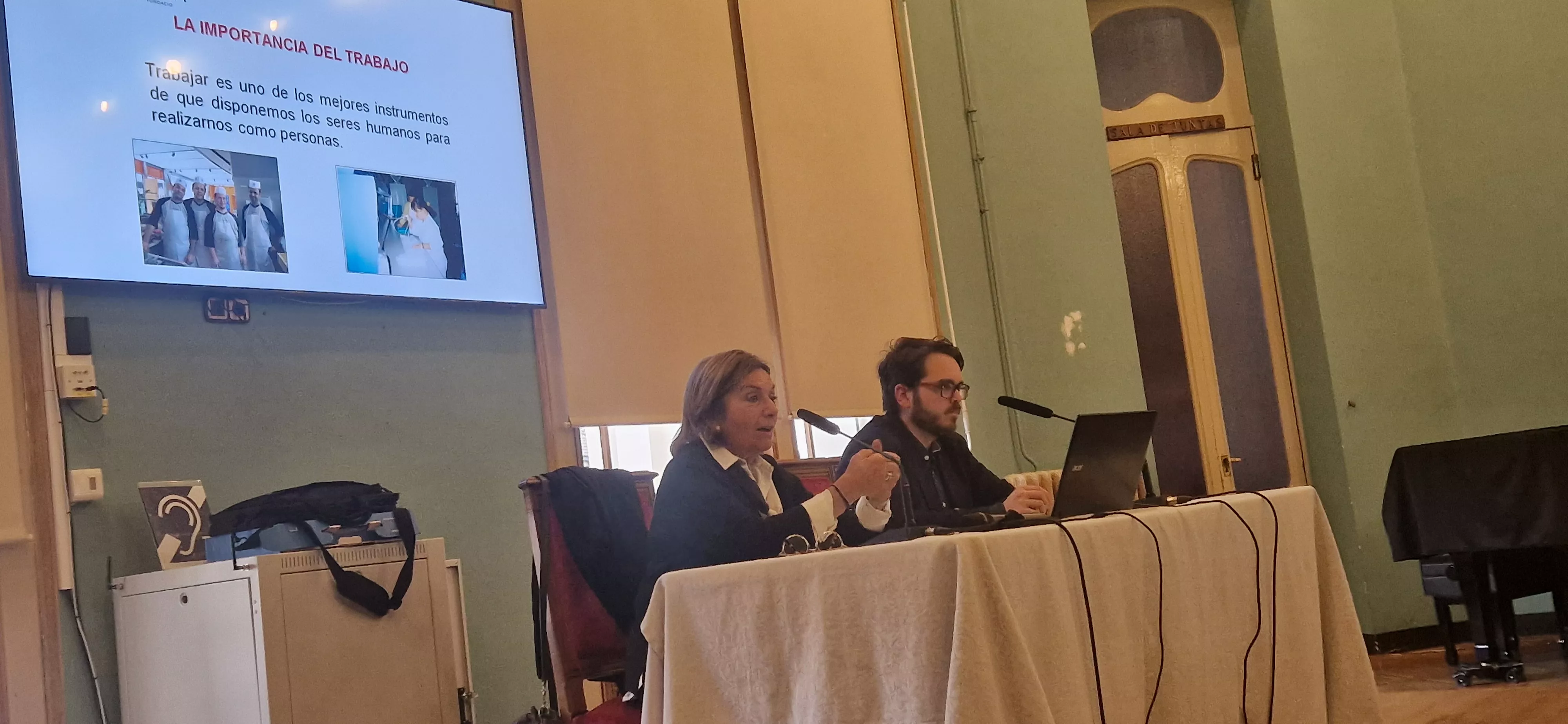 Jornada sobre el empleo y entrega del Distintivo Down 2023. Foto Myriam Martínez 