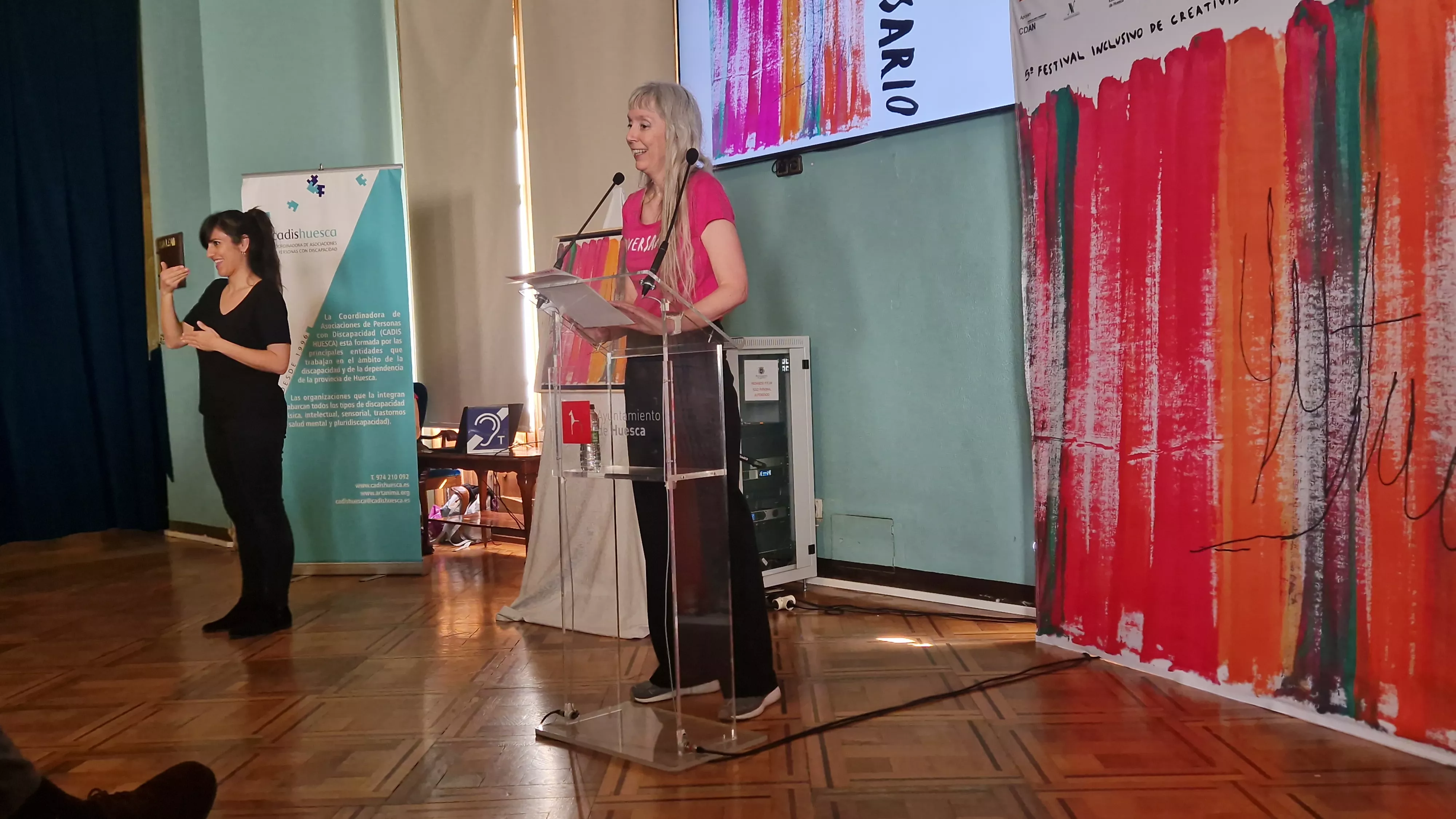 Presentación del 5º Festival Inclusivo de Creatividad Diversario. Foto Myriam Martínez 