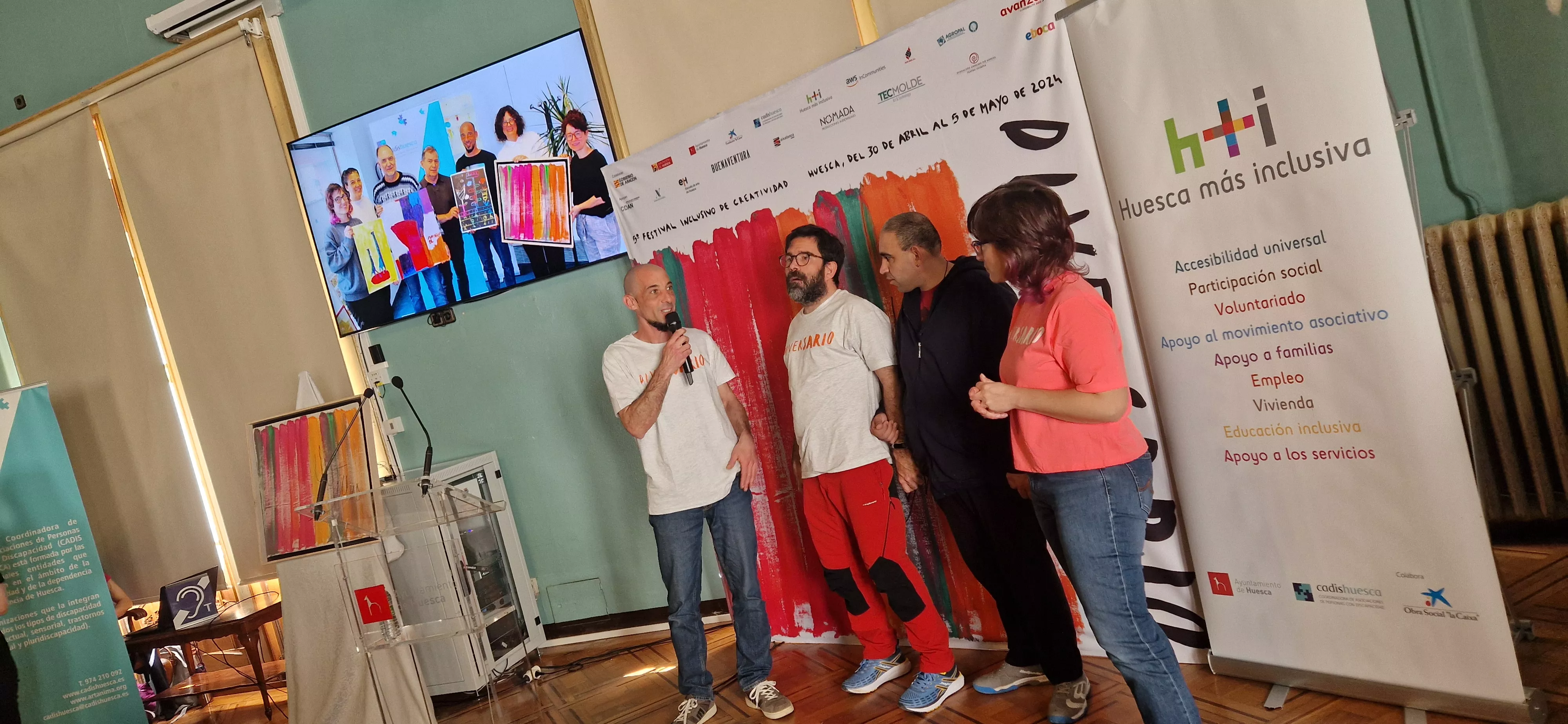 Presentación del 5º Festival Inclusivo de Creatividad Diversario. Foto Myriam Martínez 