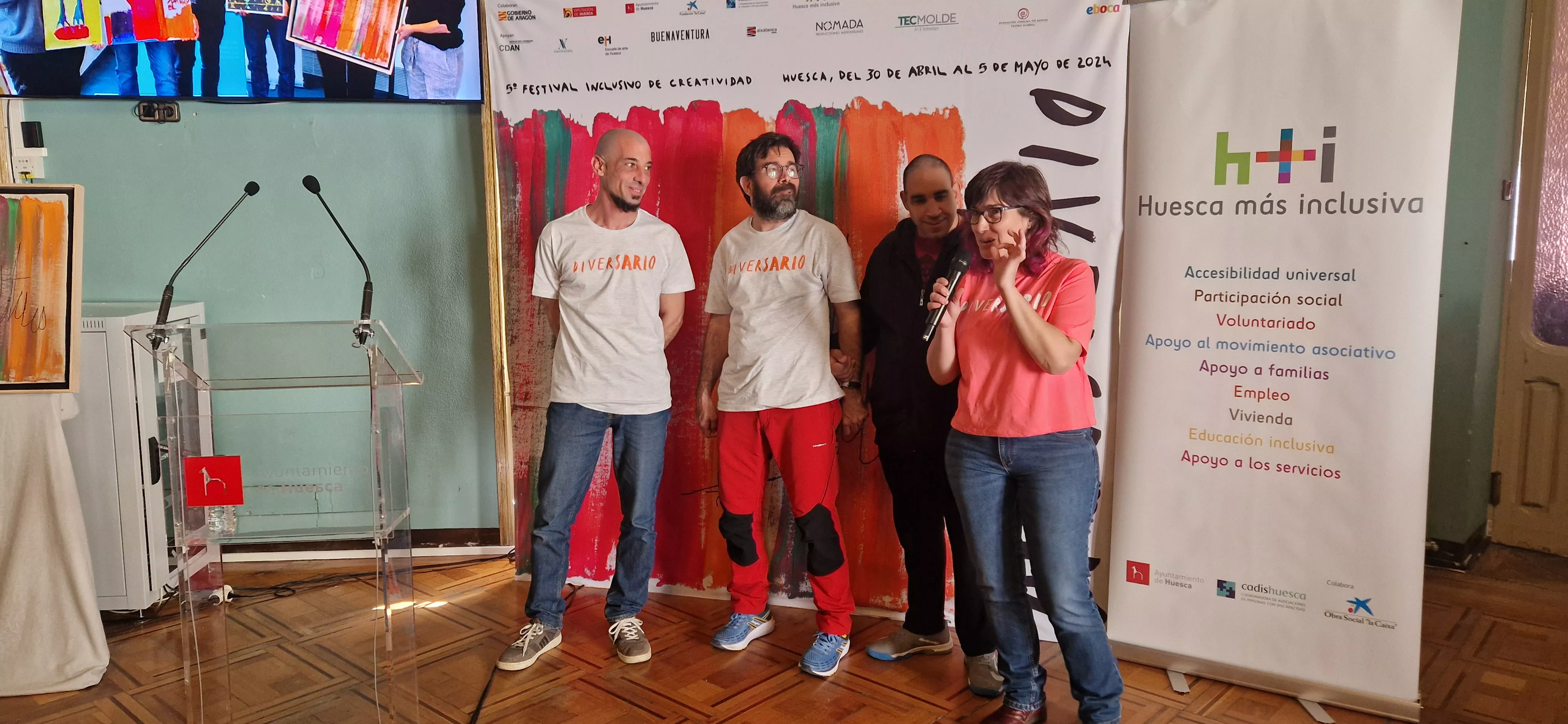 Presentación del 5º Festival Inclusivo de Creatividad Diversario. Foto Myriam Martínez 