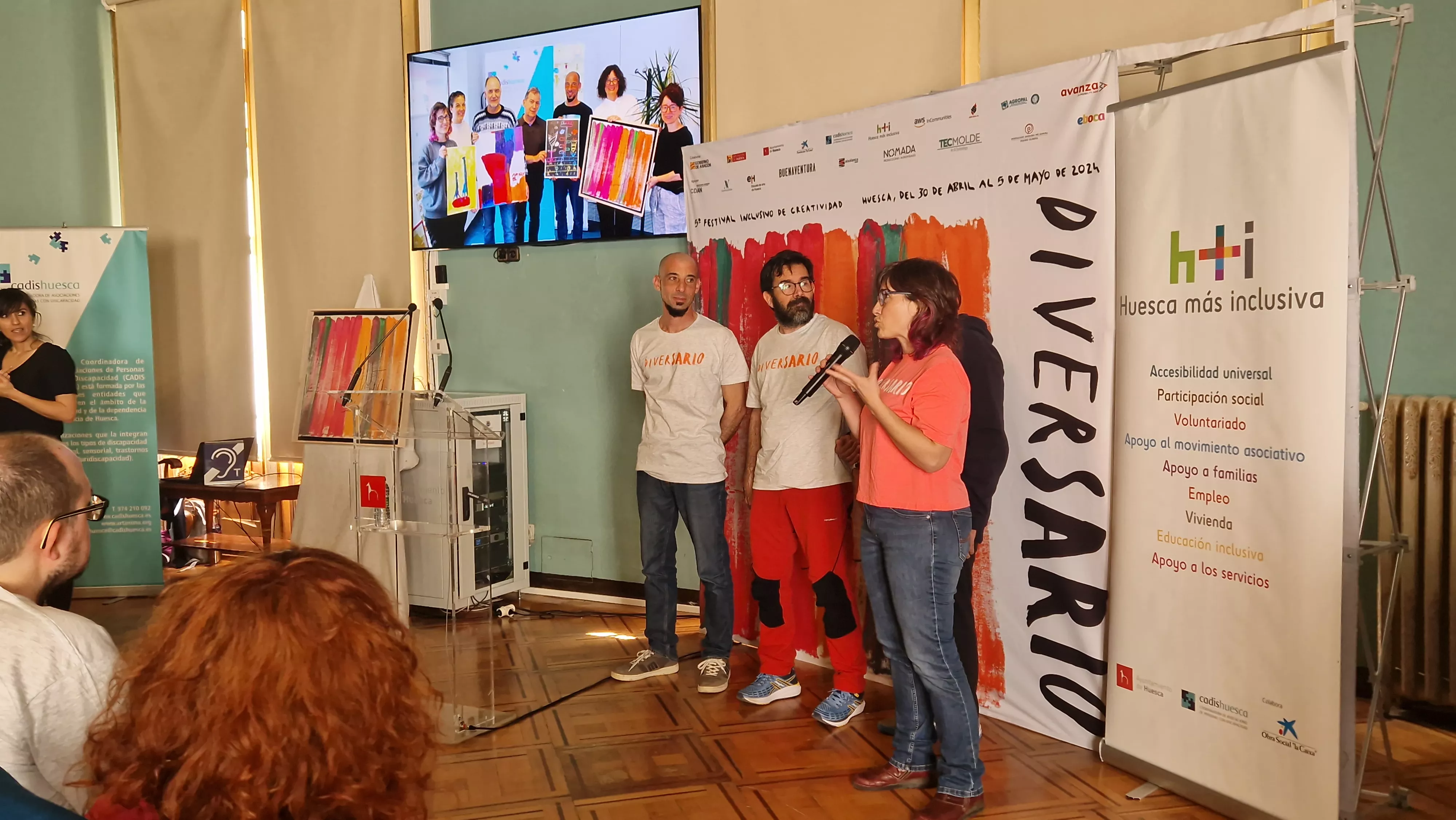 Presentación del 5º Festival Inclusivo de Creatividad Diversario. Foto Myriam Martínez 