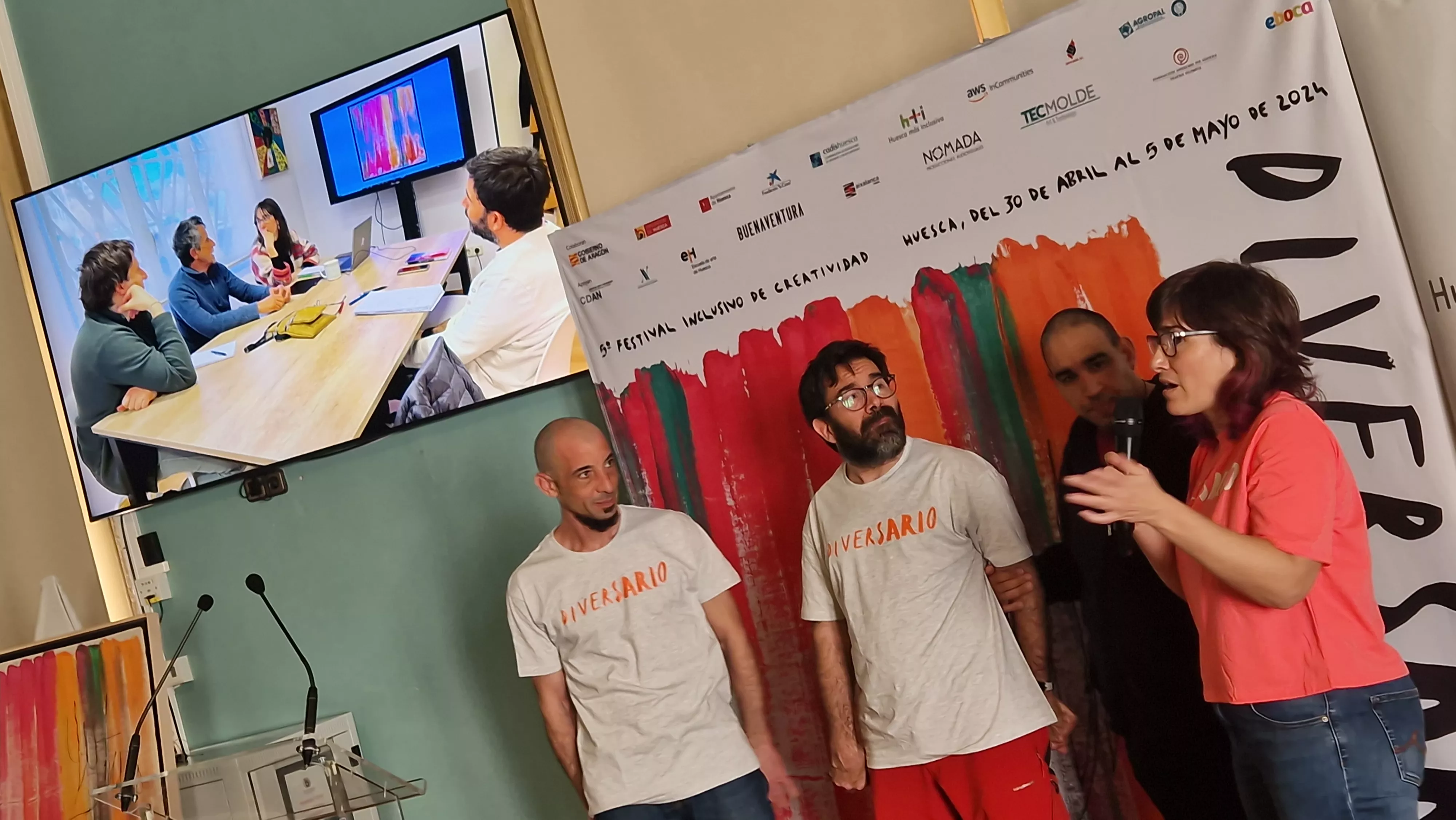 Presentación del 5º Festival Inclusivo de Creatividad Diversario. Foto Myriam Martínez 