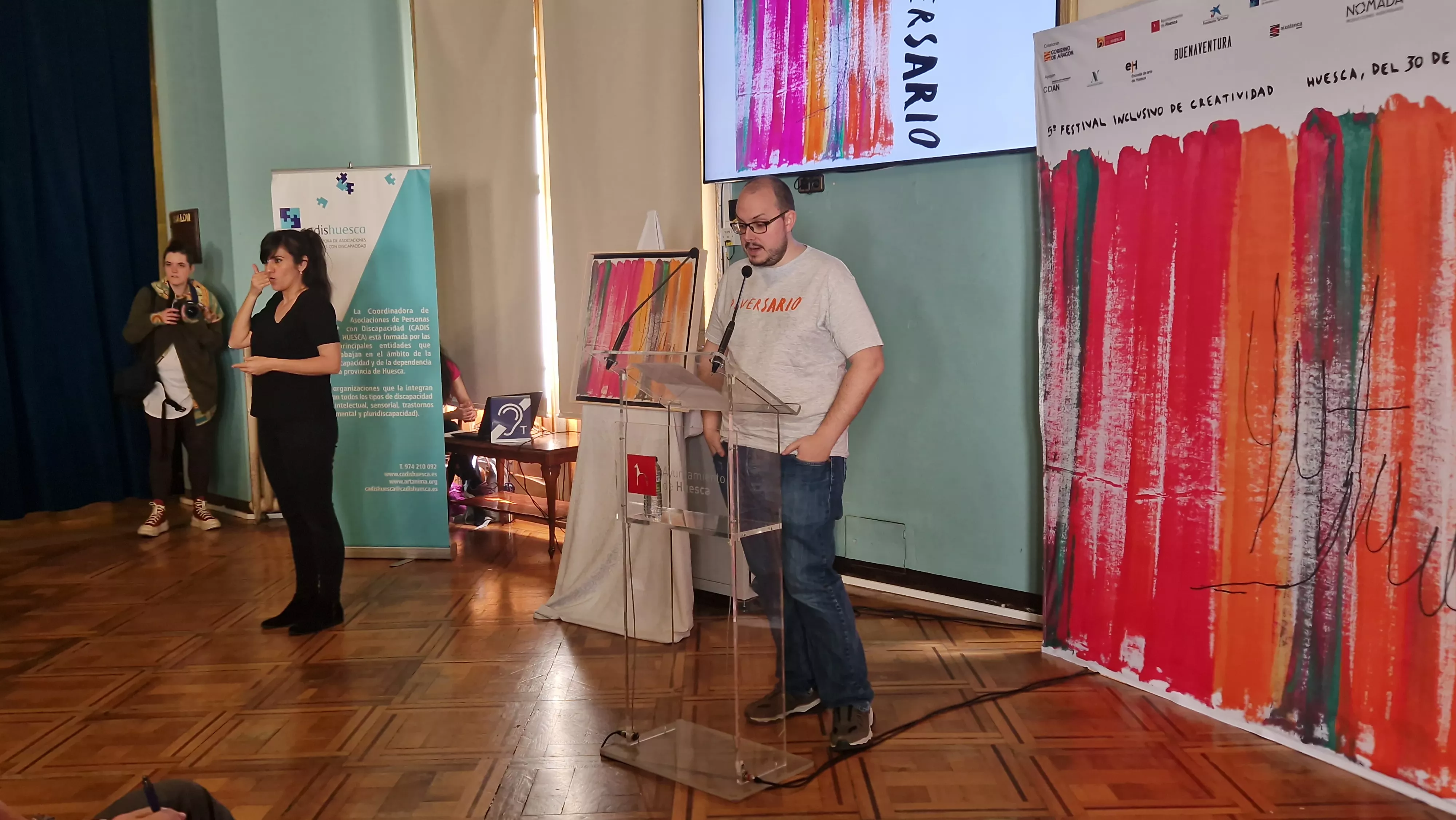 Presentación del 5º Festival Inclusivo de Creatividad Diversario. Foto Myriam Martínez 