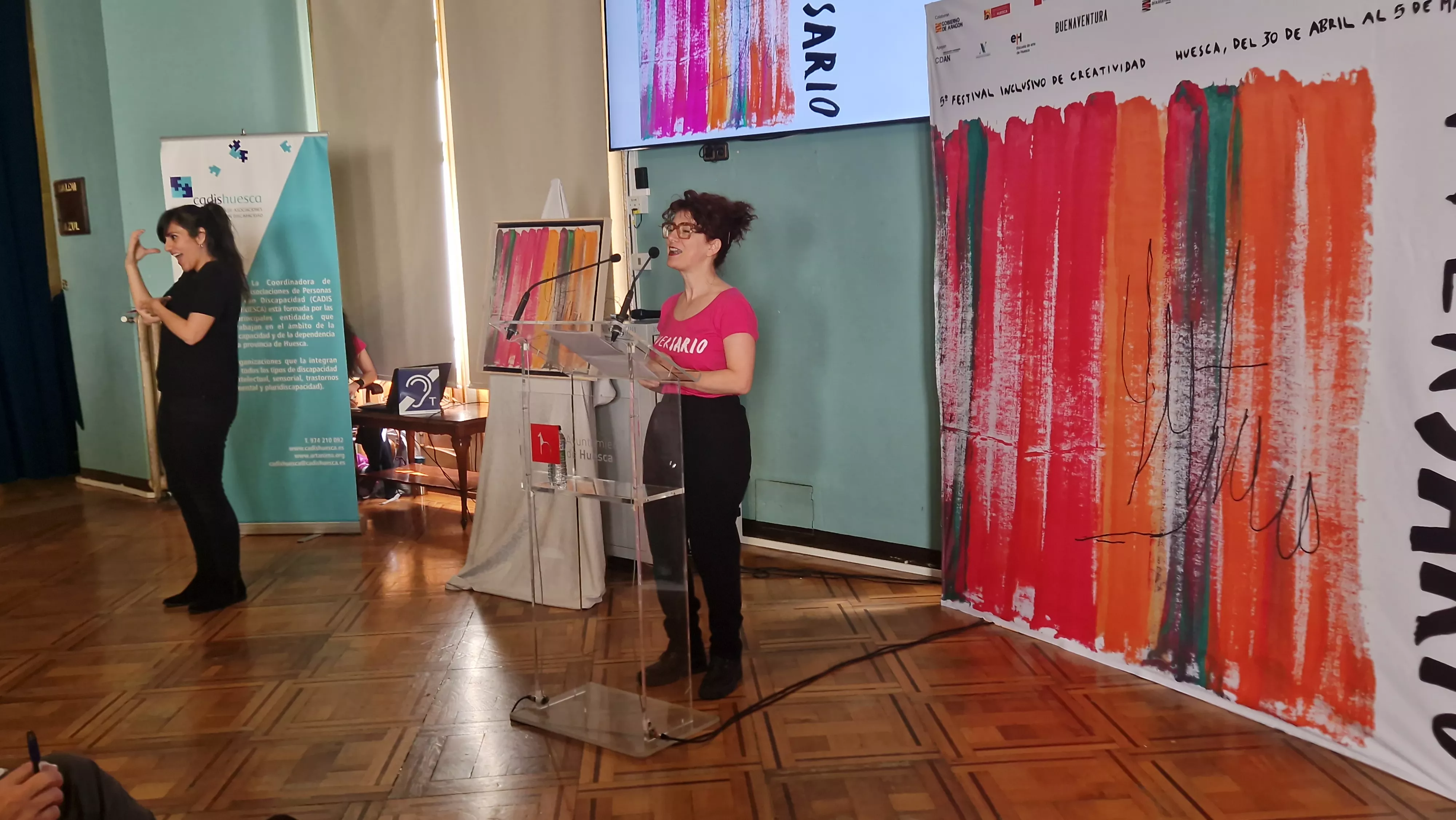 Presentación del 5º Festival Inclusivo de Creatividad Diversario. Foto Myriam Martínez 