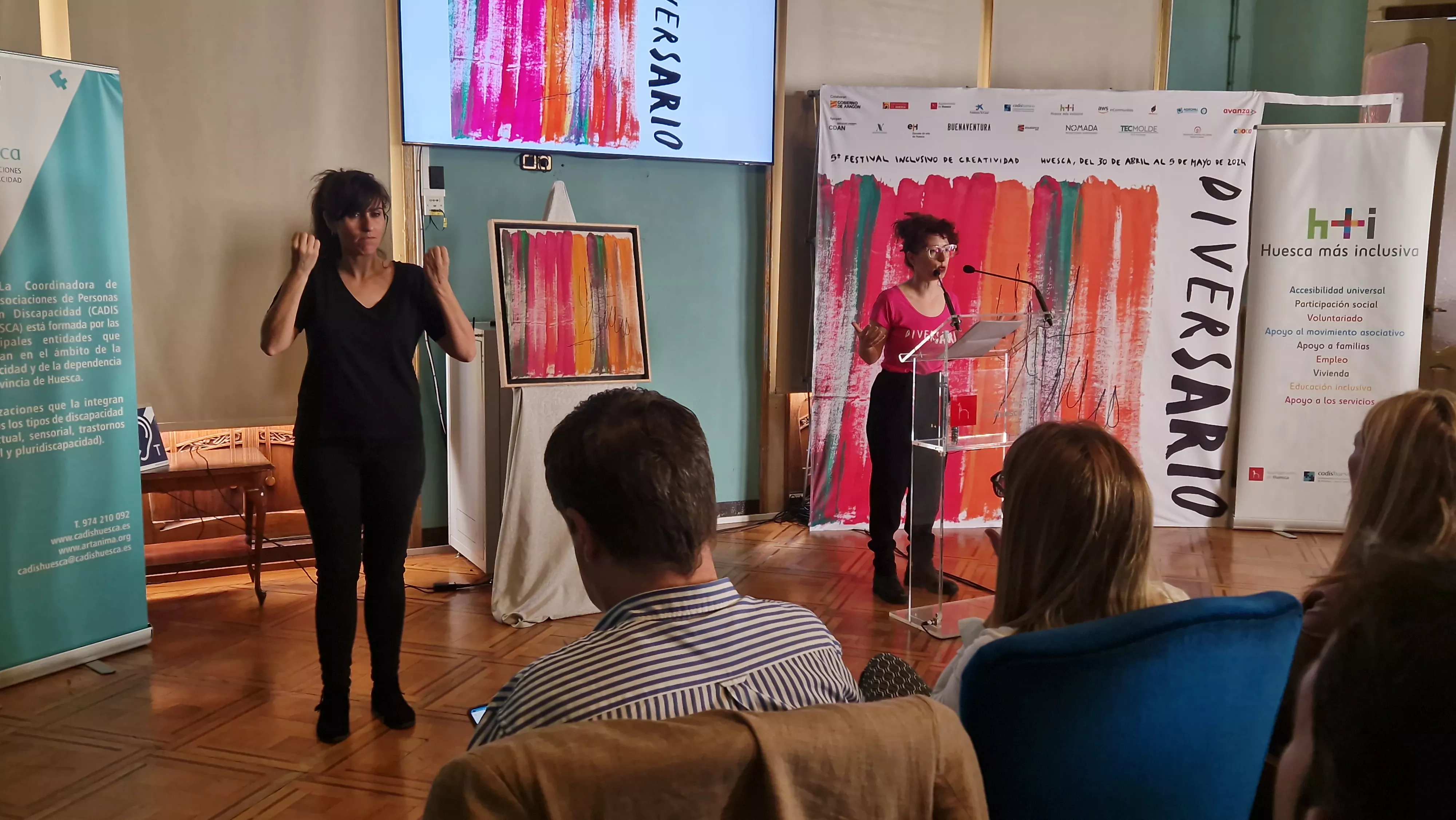 Presentación del 5º Festival Inclusivo de Creatividad Diversario. Foto Myriam Martínez 