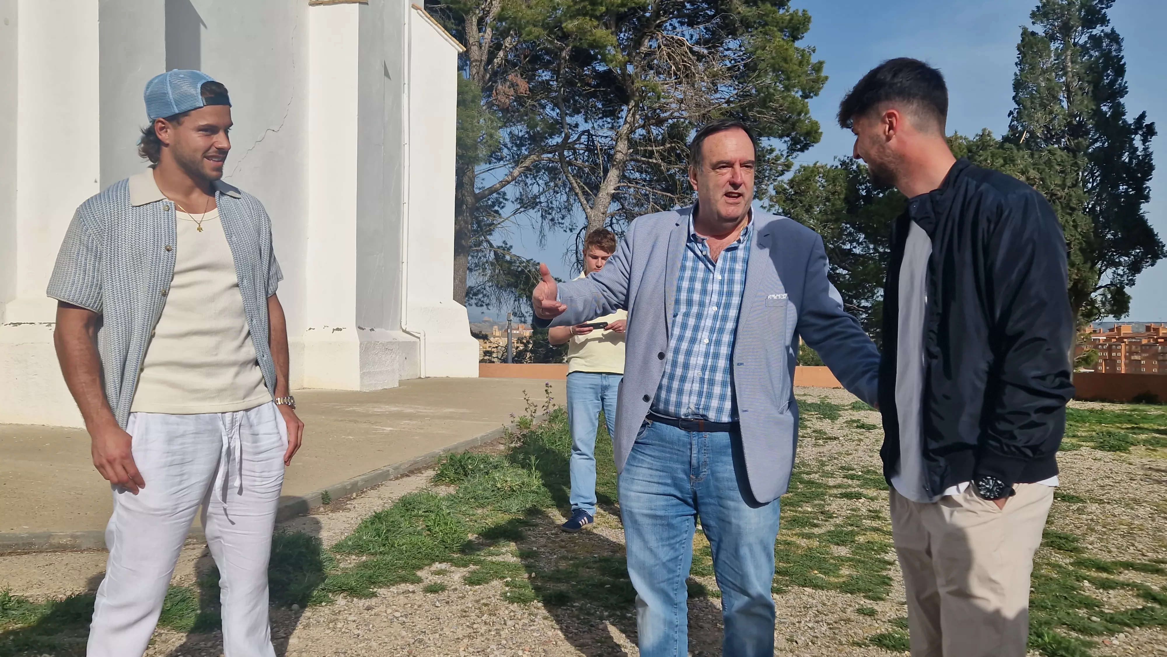 Campaña ¡Huesca, sí se puede! con Juan Pérez, Nuria Vicente, Vega Montaner, Víctor Coll y Álvaro Fernández. Foto Myriam Martínez