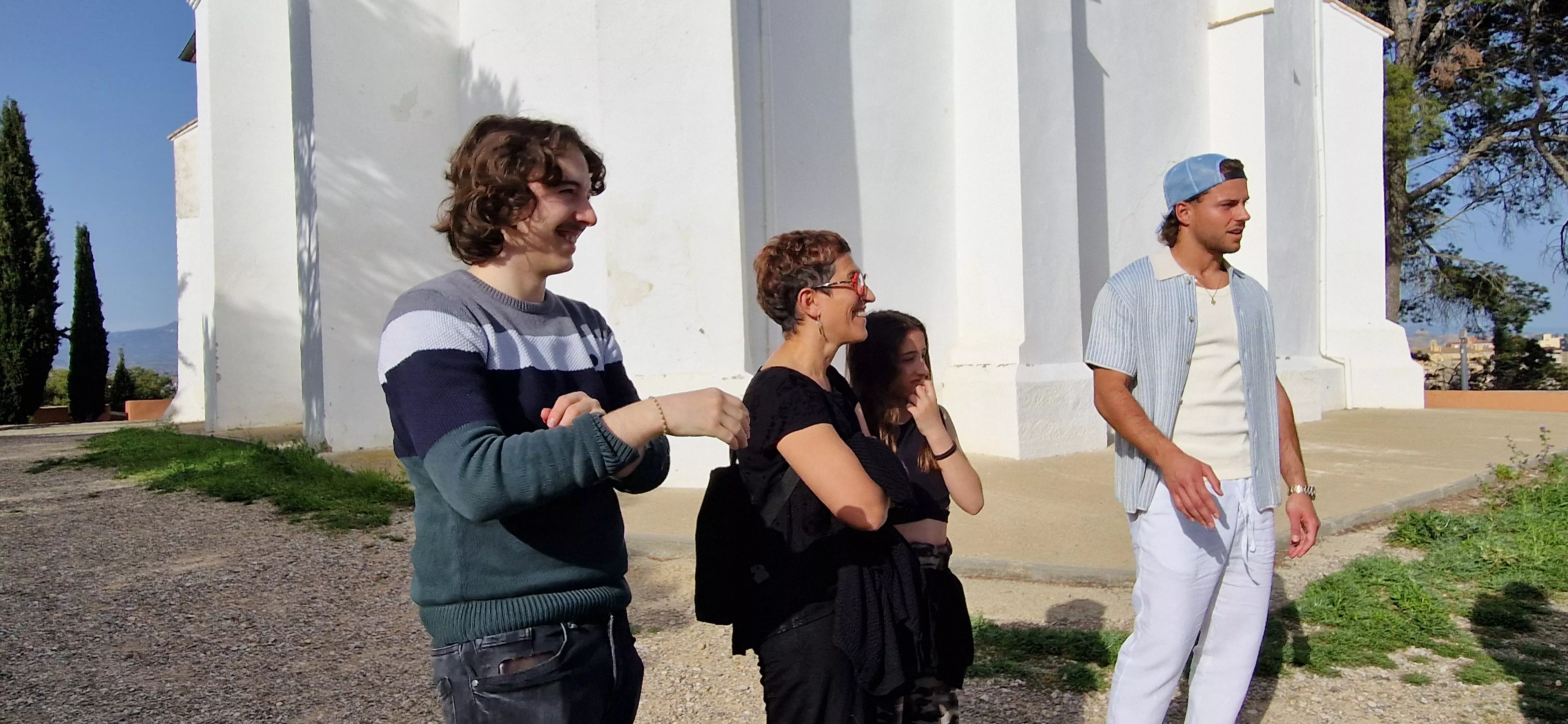 Campaña ¡Huesca, sí se puede! con Juan Pérez, Nuria Vicente, Vega Montaner, Víctor Coll y Álvaro Fernández. Foto Myriam Martínez
