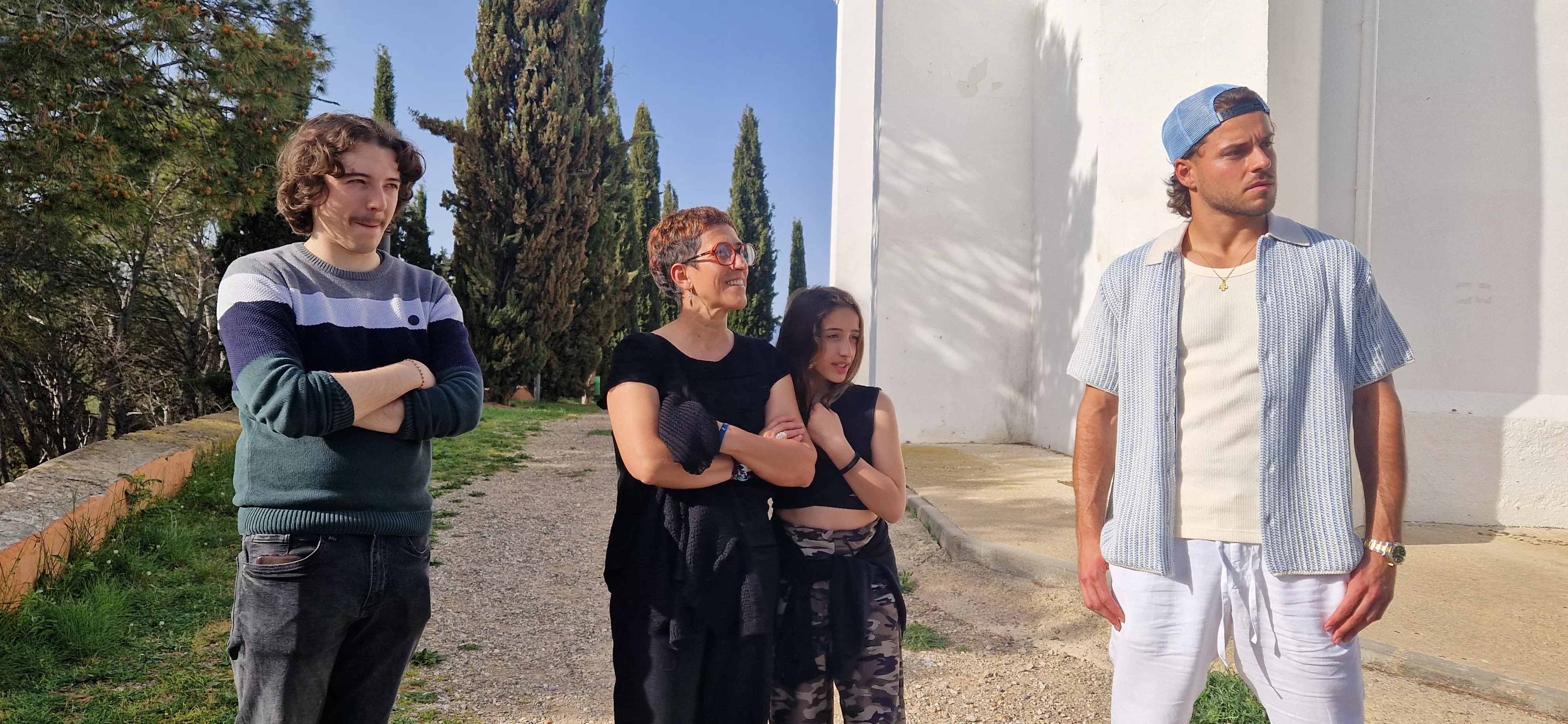 Campaña ¡Huesca, sí se puede! con Juan Pérez, Nuria Vicente, Vega Montaner, Víctor Coll y Álvaro Fernández. Foto Myriam Martínez