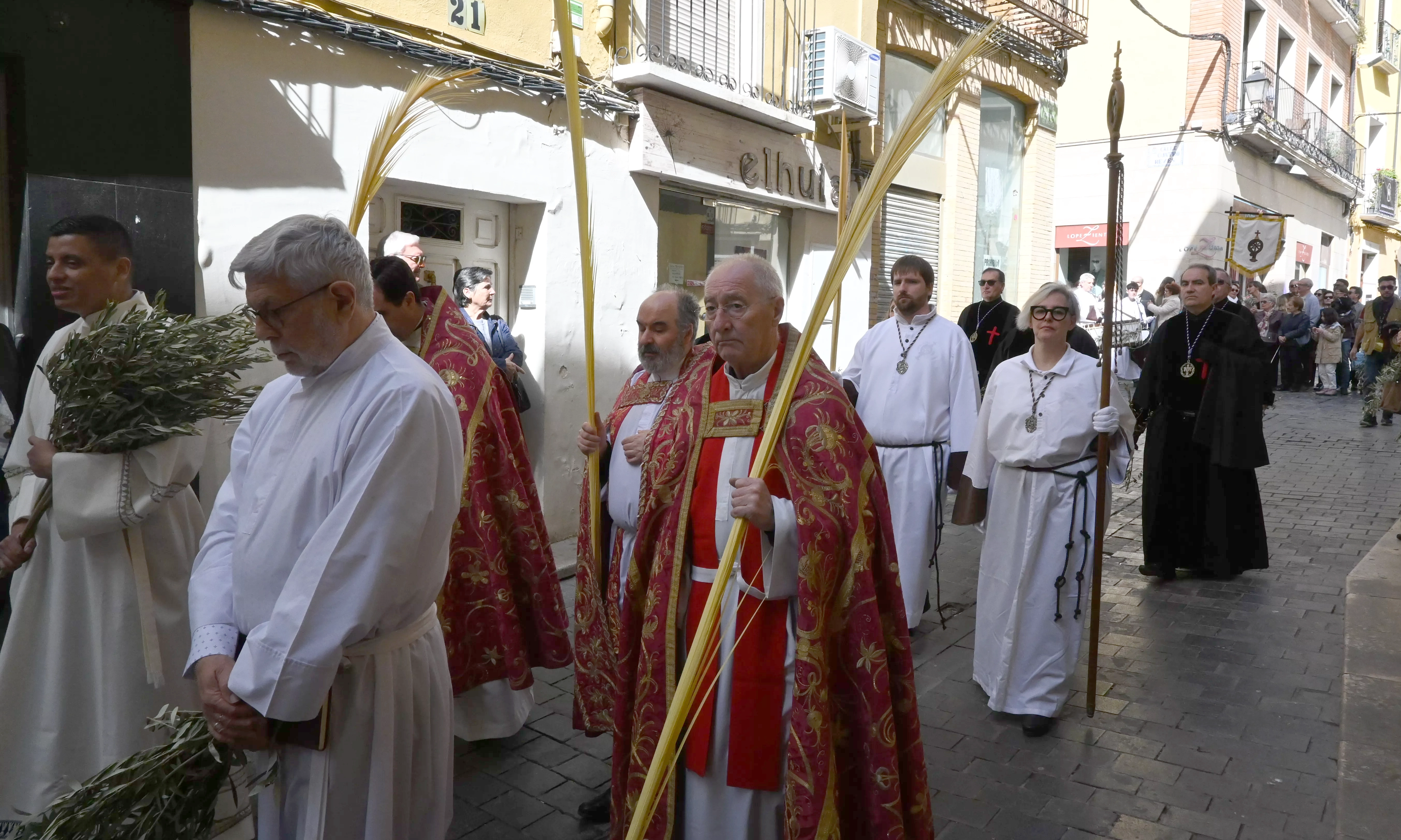 Domingo de Ramos en Huesca. Foto Carlos Jalle