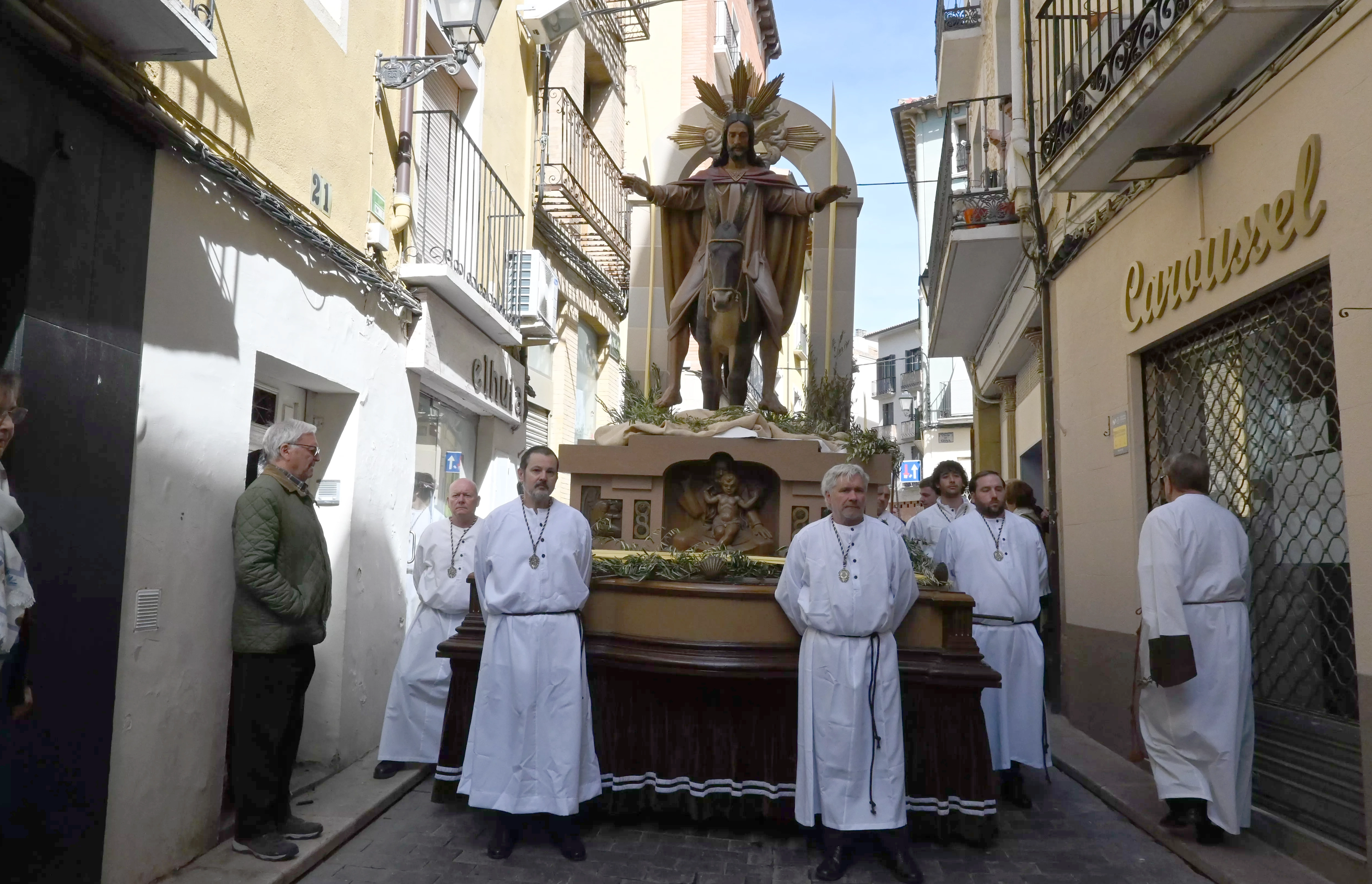 Domingo de Ramos en Huesca. Foto Carlos Jalle
