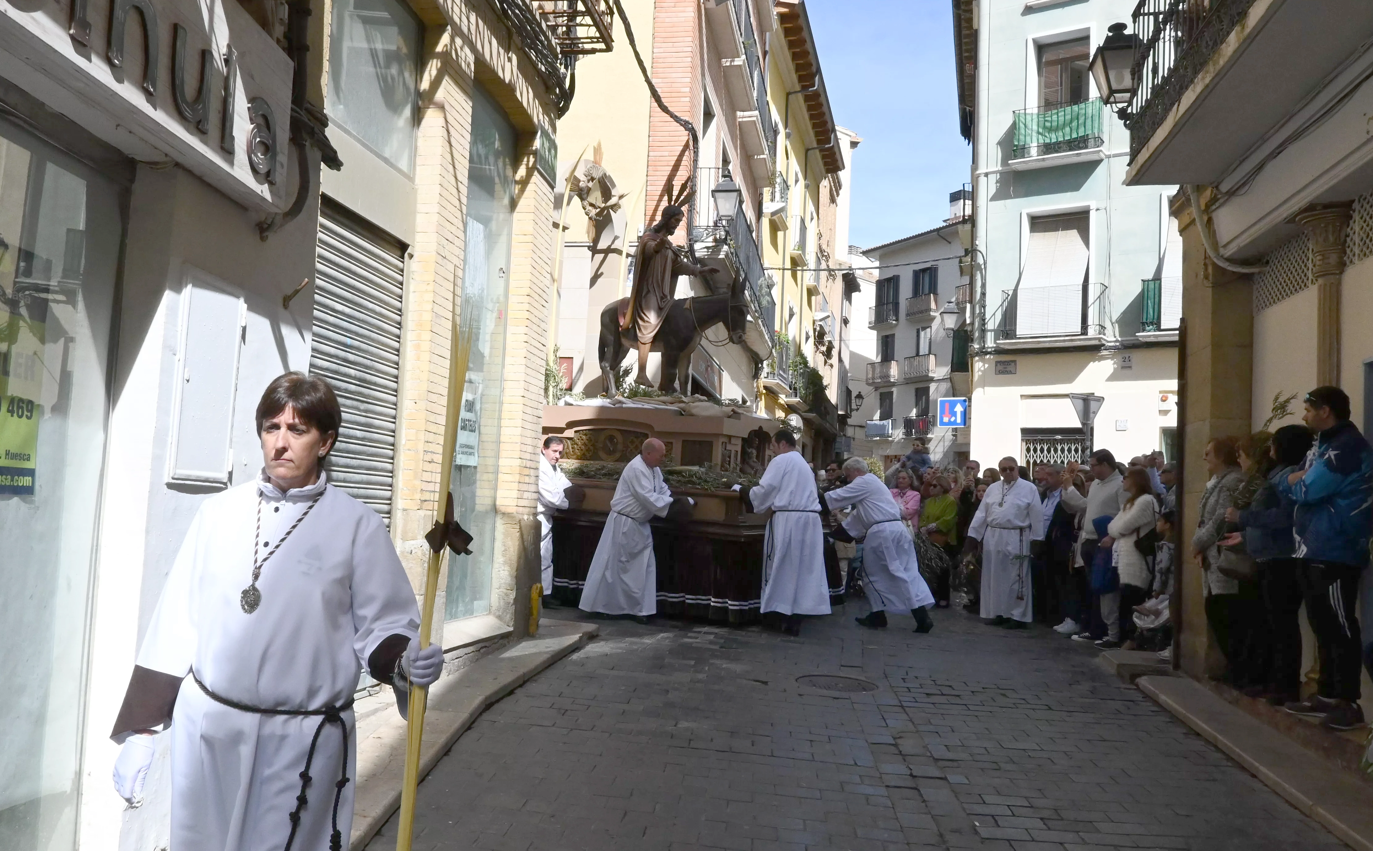 Domingo de Ramos en Huesca. Foto Carlos Jalle
