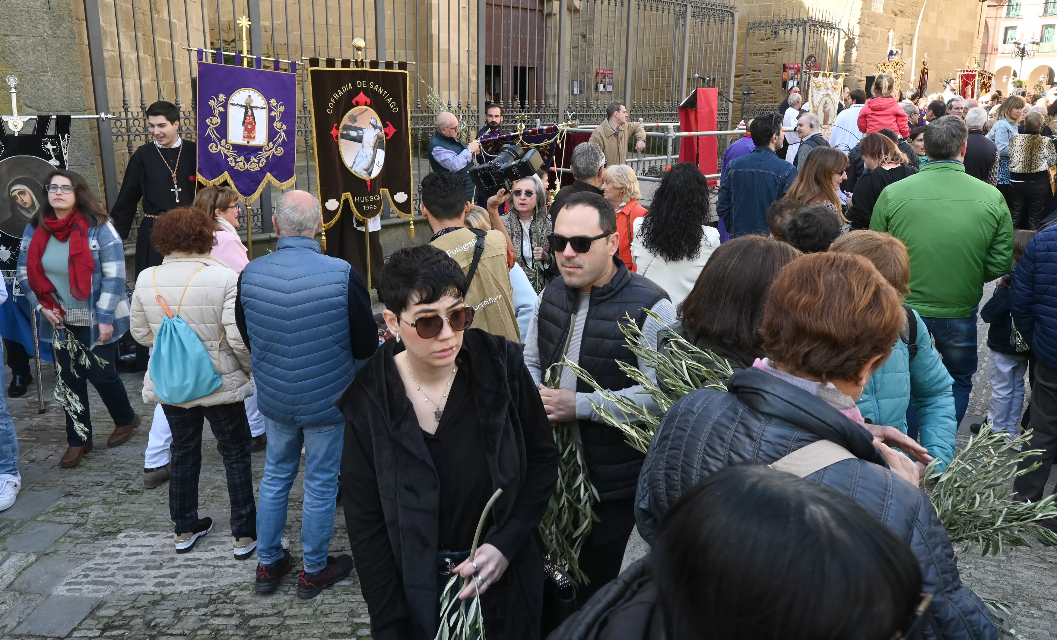 Domingo de Ramos en Huesca. Foto Carlos Jalle