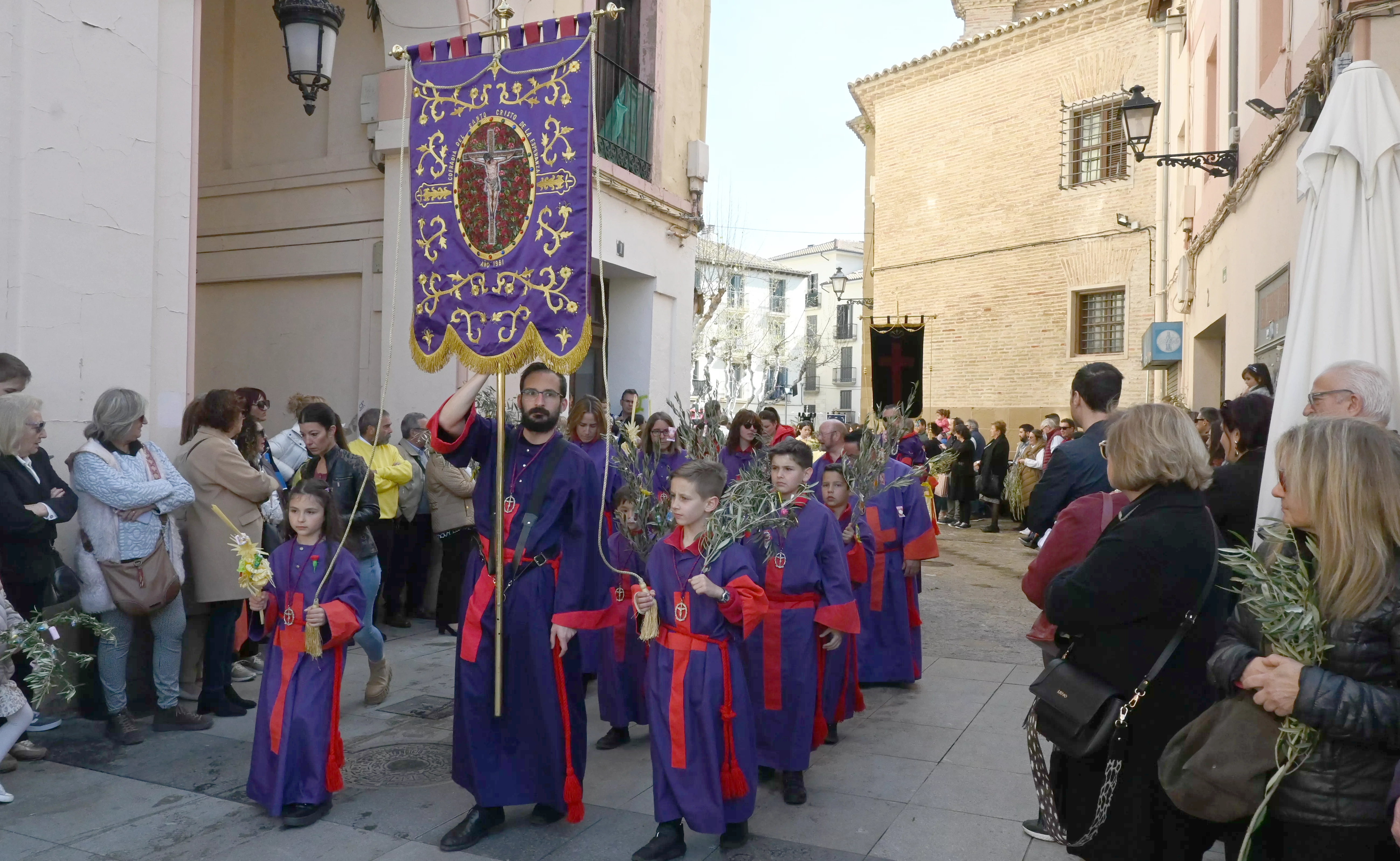 Domingo de Ramos en Huesca. Foto Carlos Jalle