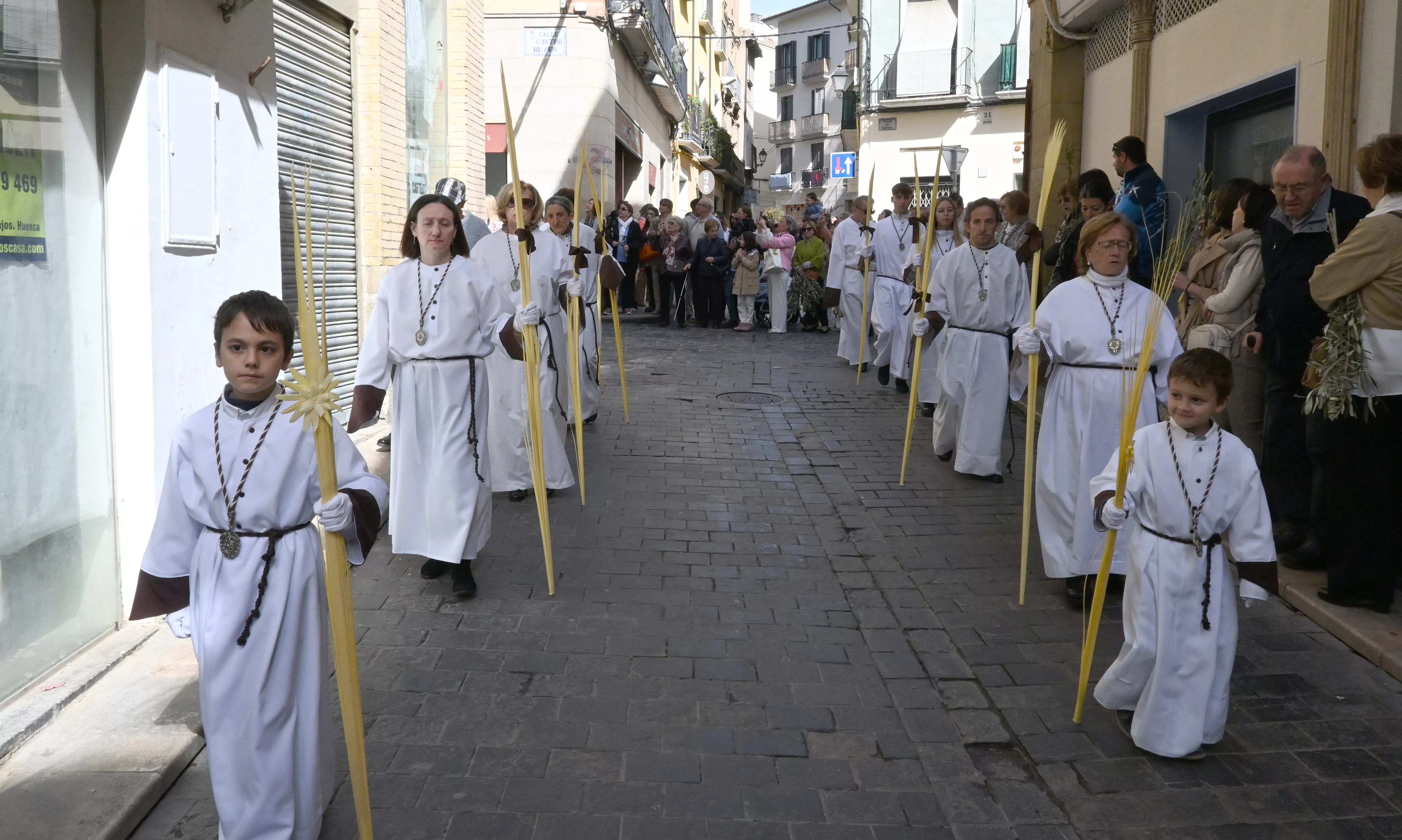 Domingo de Ramos en Huesca. Foto Carlos Jalle