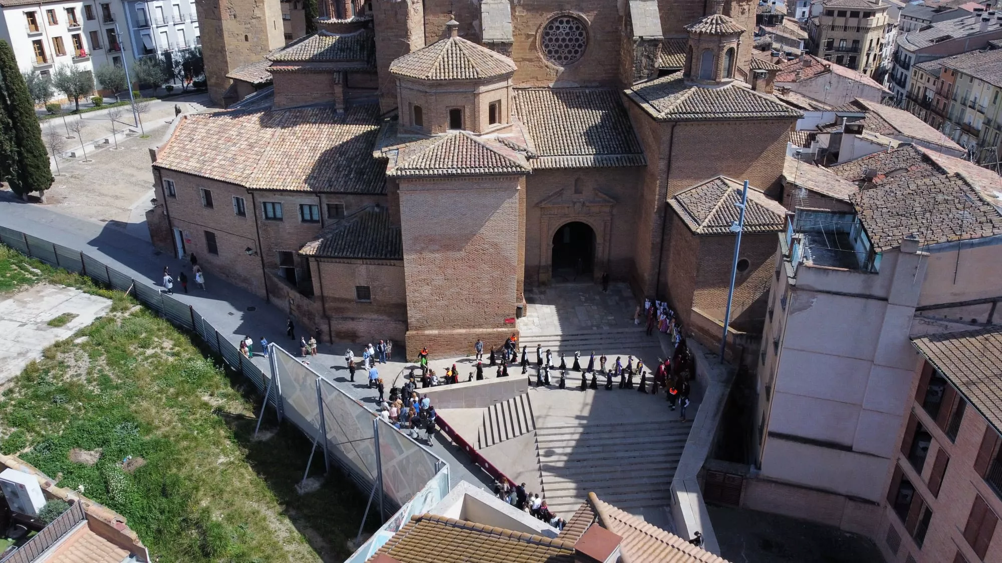 Procesión del Domingo de Ramos en Barbastro.