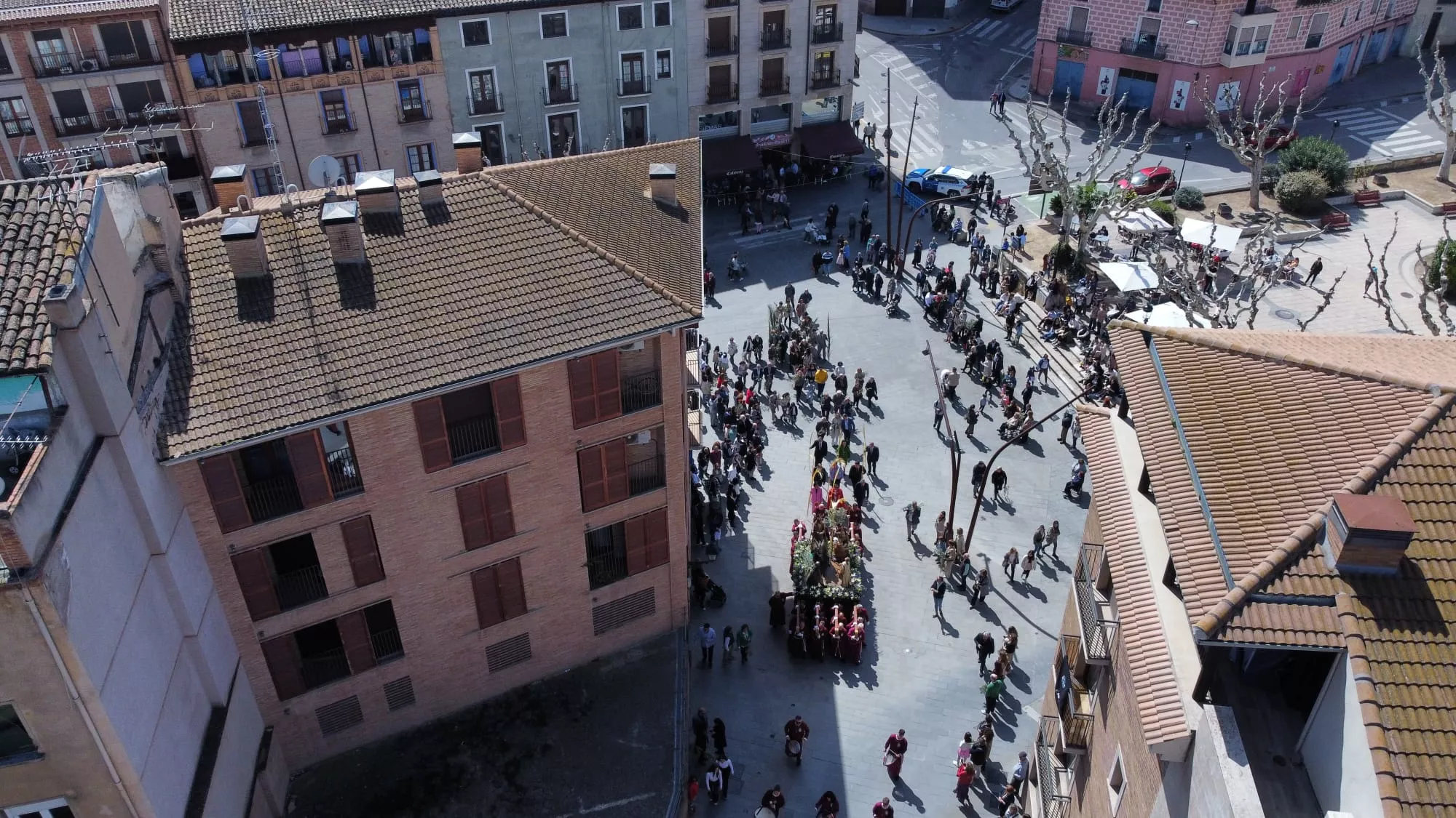 Procesión del Domingo de Ramos en Barbastro.
