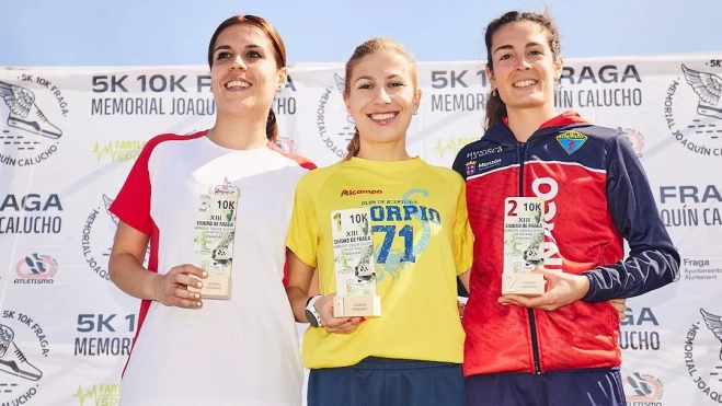 Podio femenino 10K Podio femenino 10K