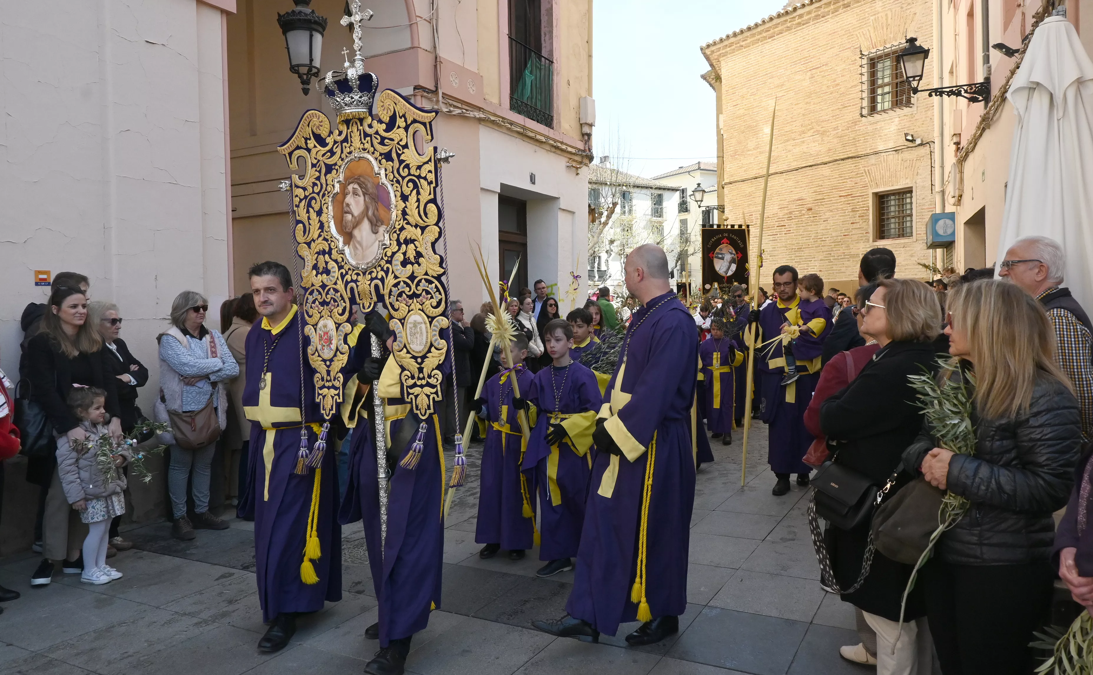 Domingo de Ramos en Huesca. Foto Carlos Jalle