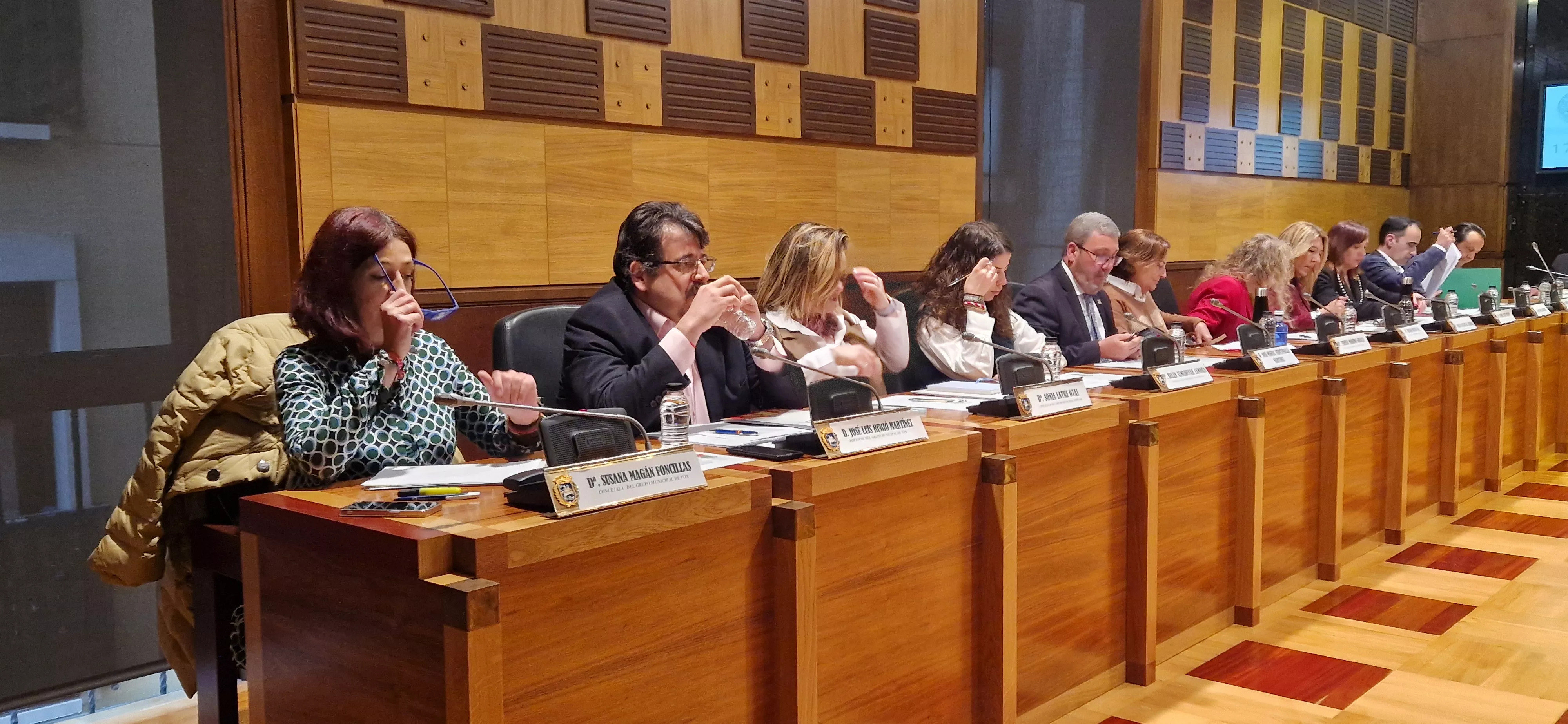 Pleno Municipal de Huesca de este miércoles. Foto Myriam Martínez 