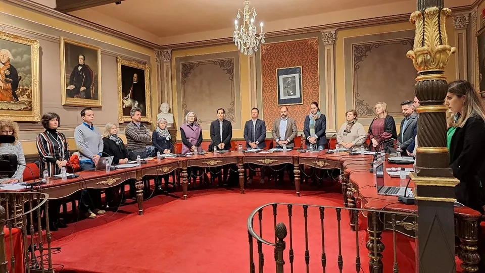 Pleno del Ayuntamiento de Barbastro.