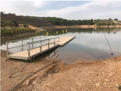 Ejemplo de embarcadero para este emplazamiento.