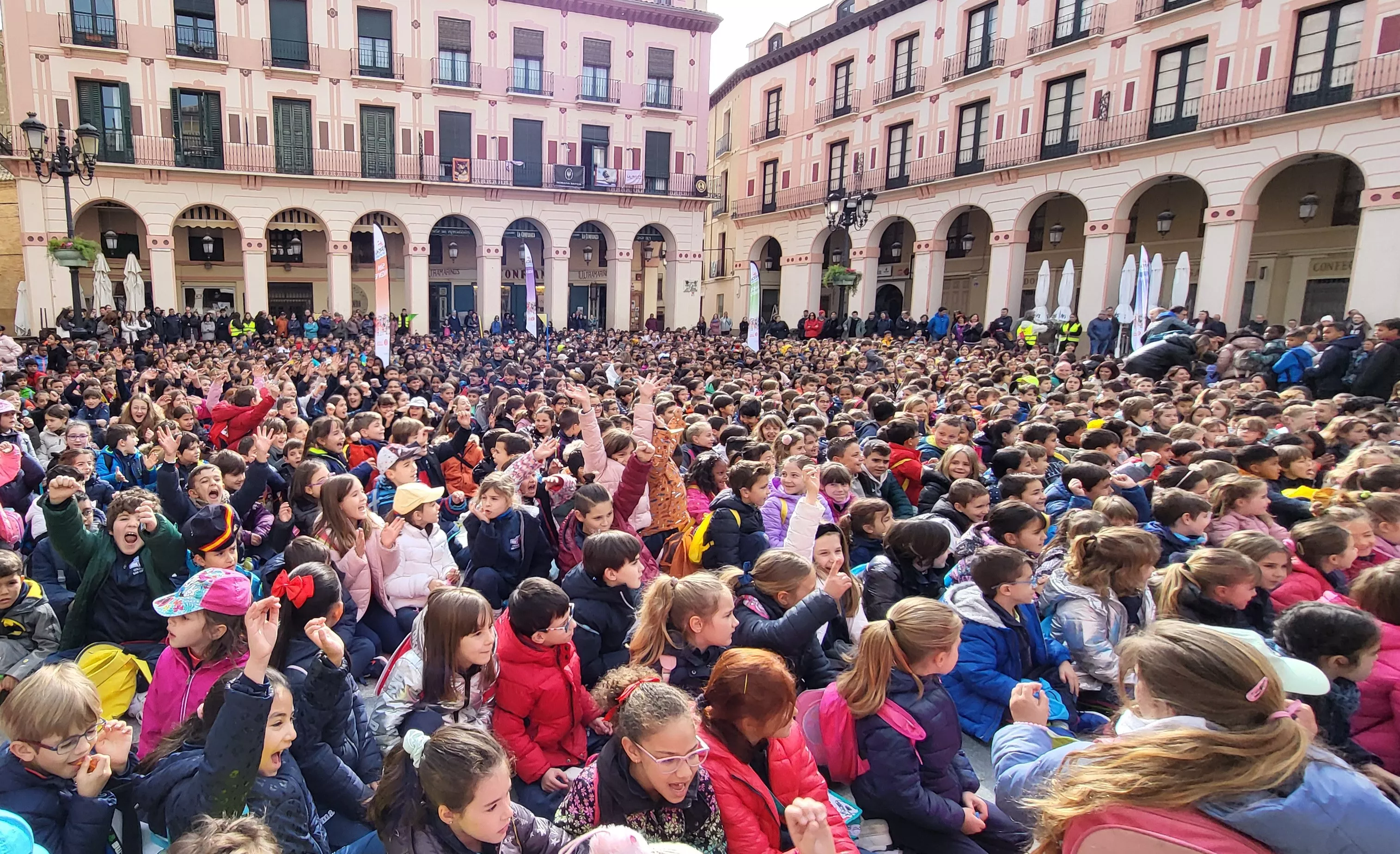 Mini Marcha de Aspace 2024 en Huesca. Foto Mercedes Manterola