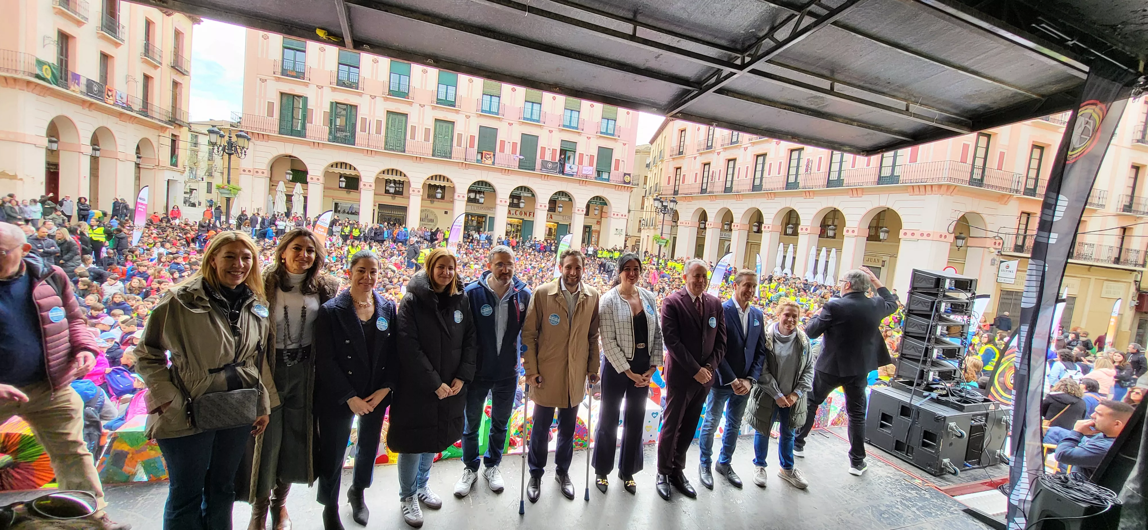 Mini Marcha de Aspace 2024 en Huesca. Foto Mercedes Manterola