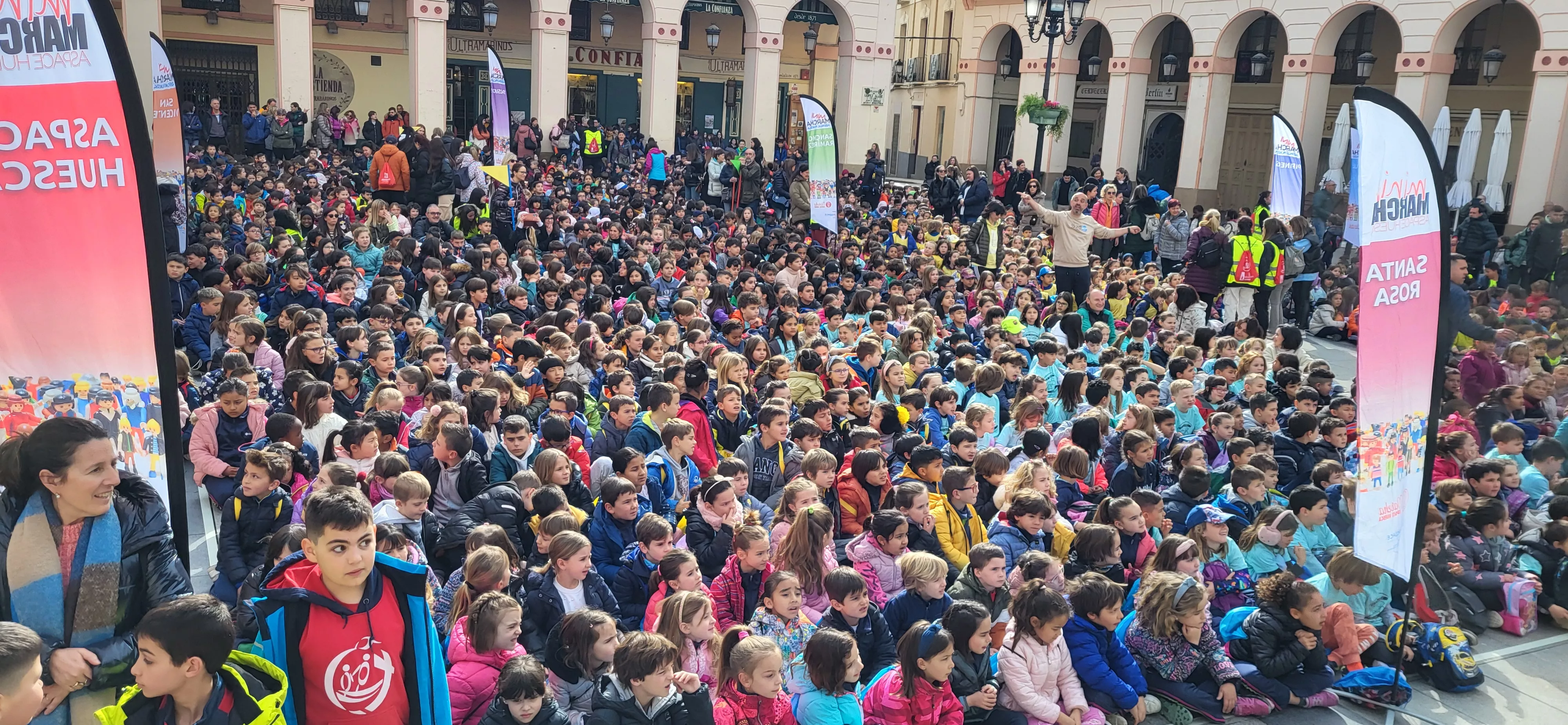 Mini Marcha de Aspace 2024 en Huesca. Foto Mercedes Manterola