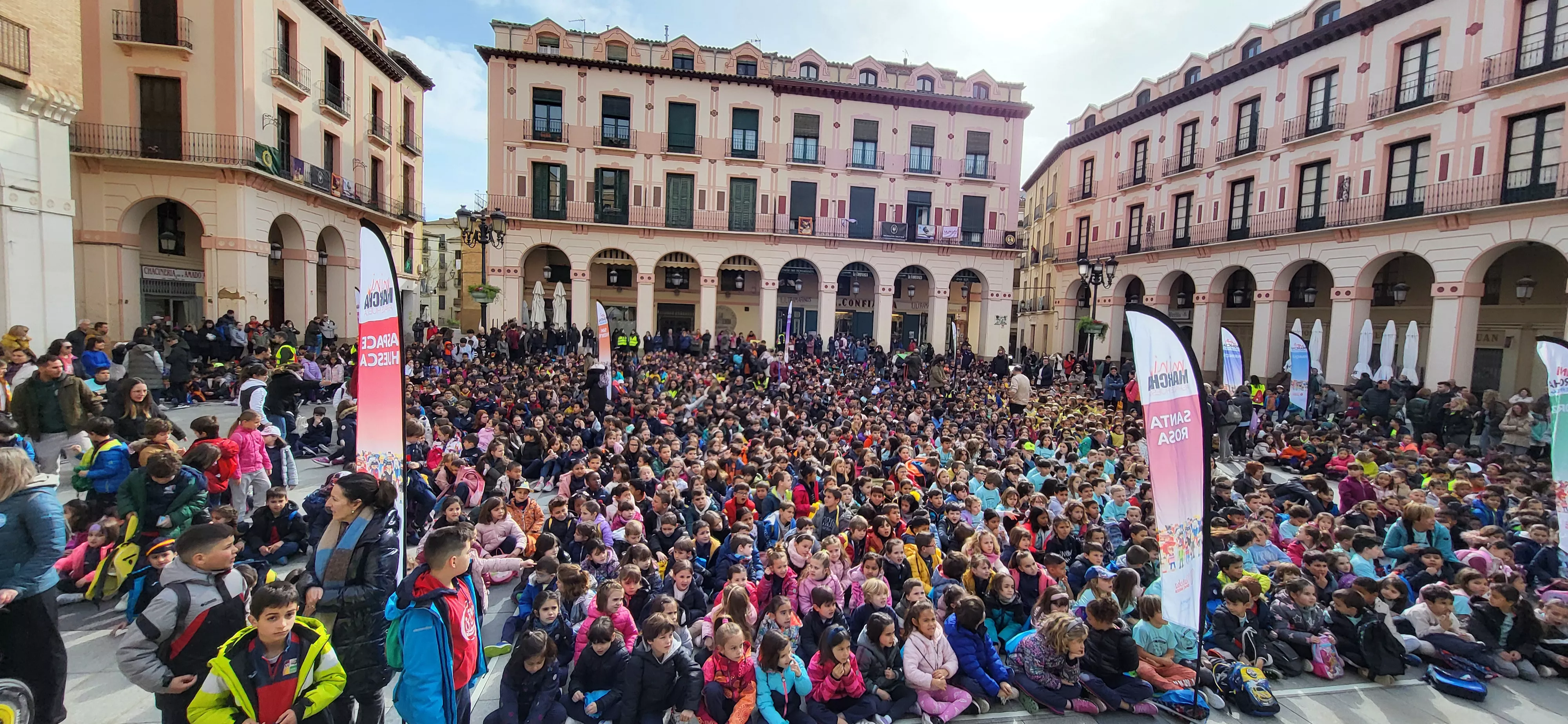 Mini Marcha de Aspace 2024 en Huesca. Foto Mercedes Manterola