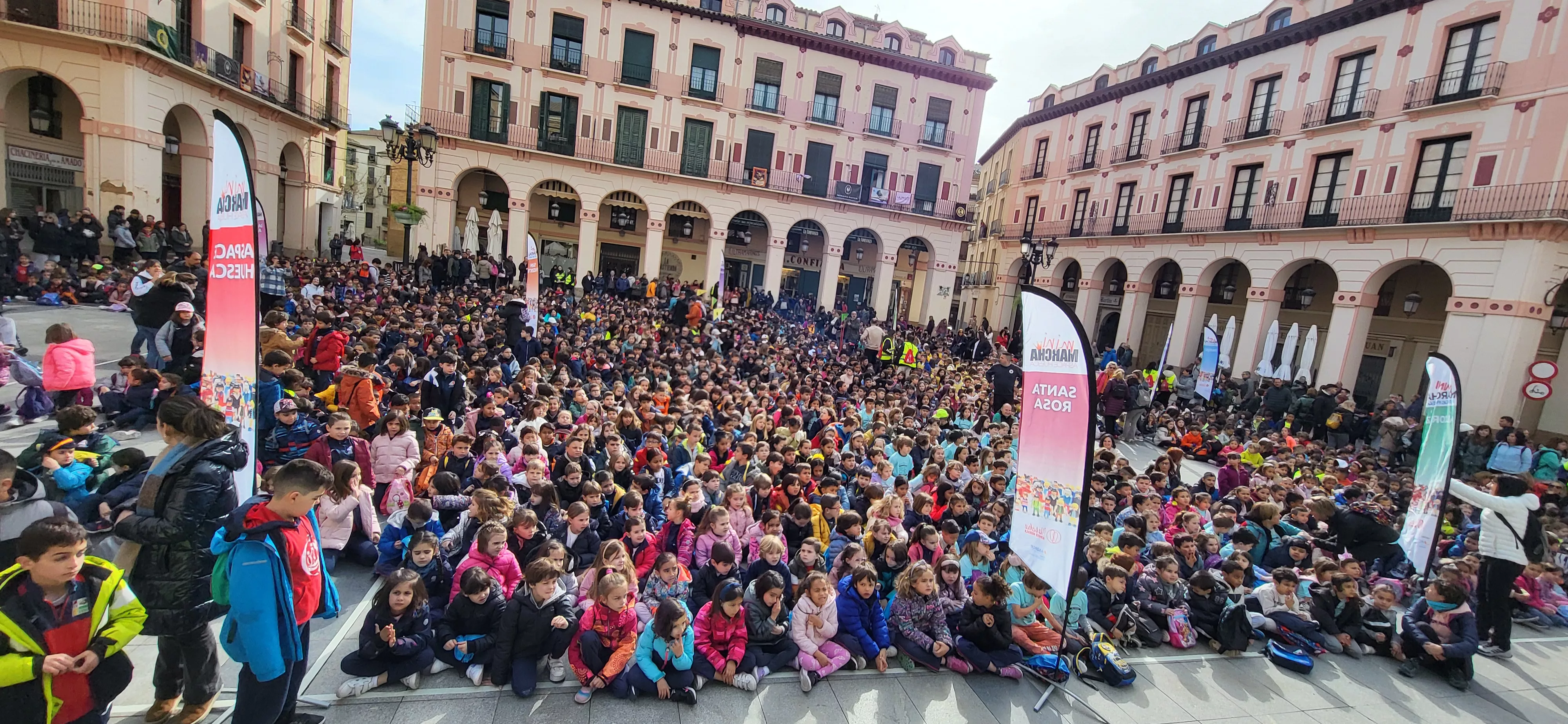 Mini Marcha de Aspace 2024 en Huesca. Foto Mercedes Manterola