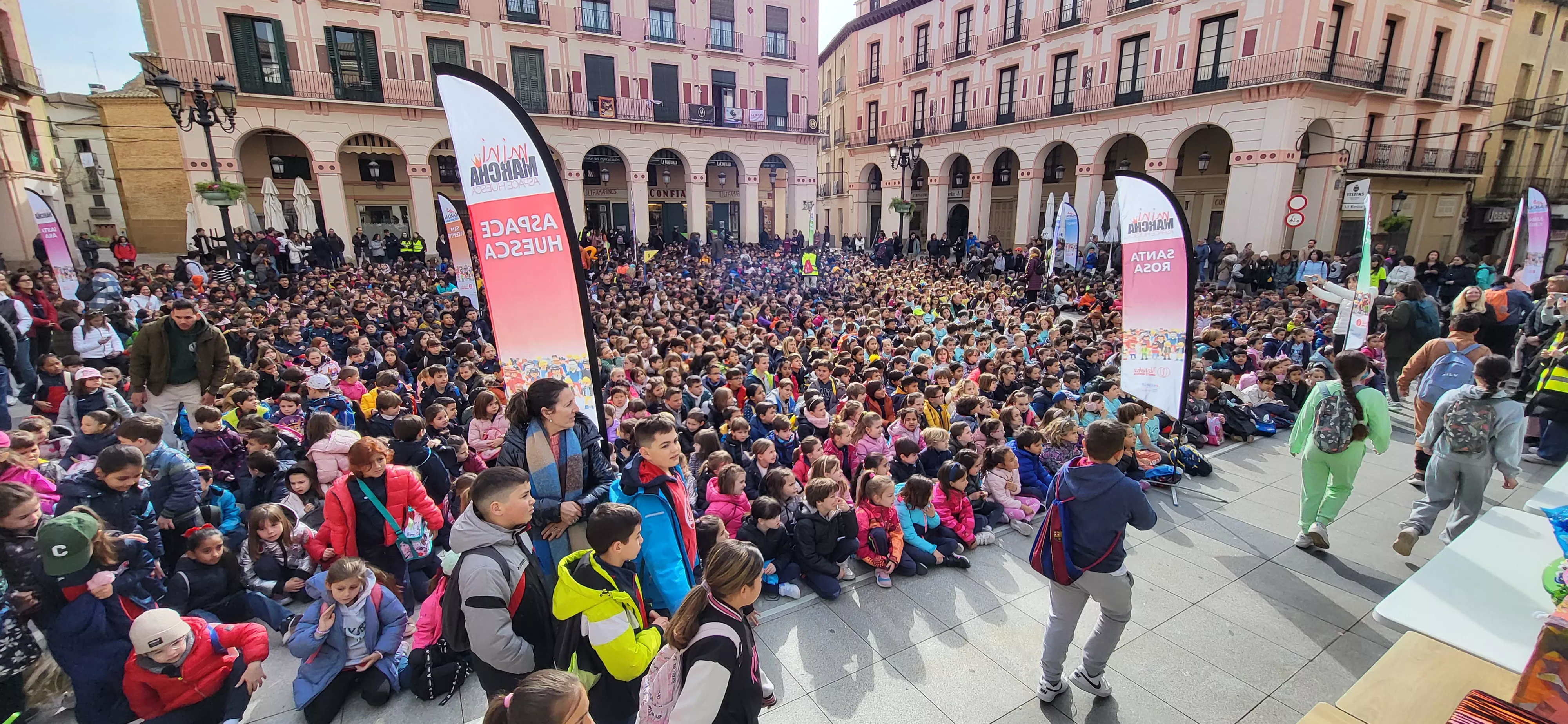 Mini Marcha de Aspace 2024 en Huesca. Foto Mercedes Manterola