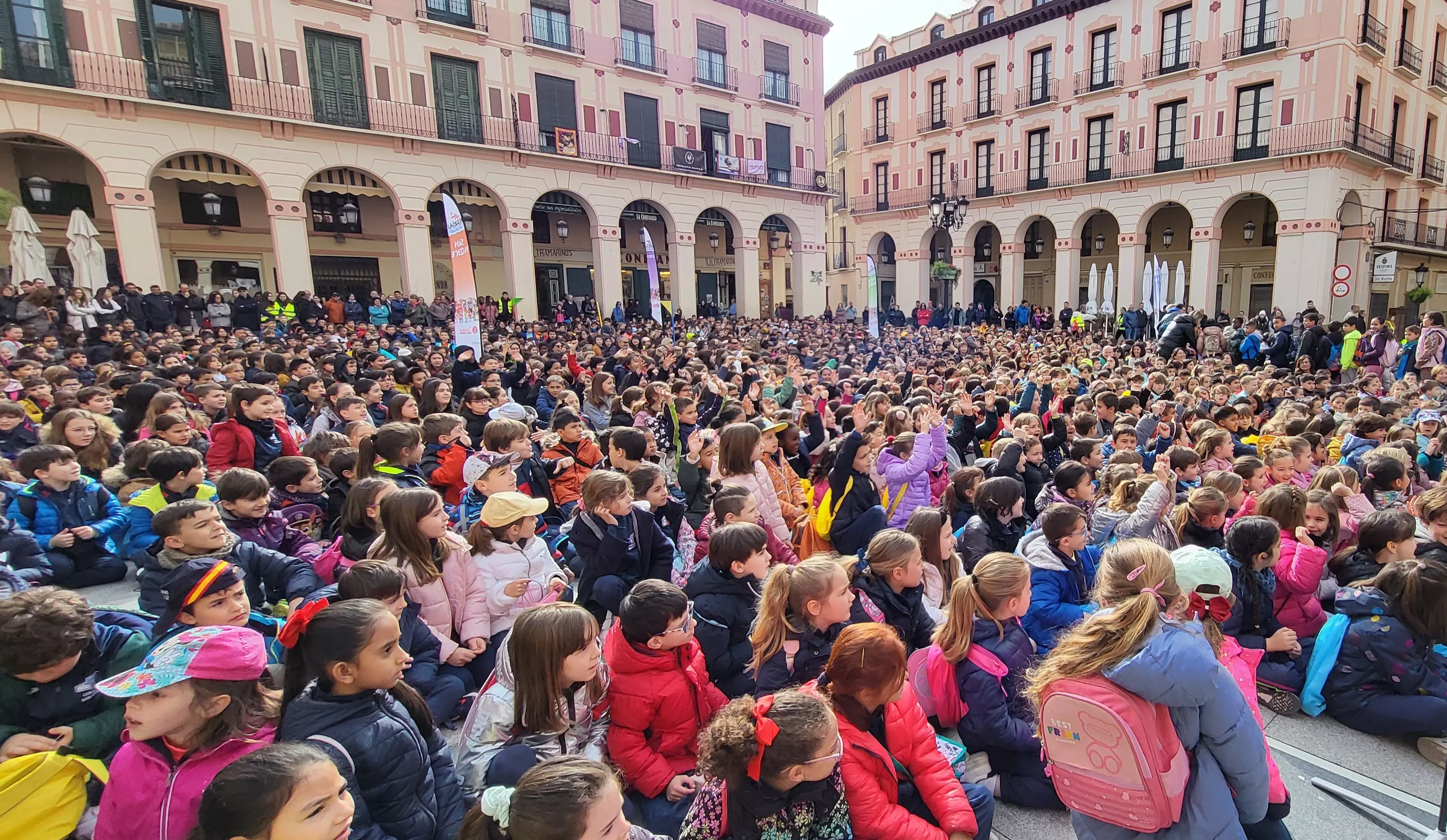 Mini Marcha de Aspace 2024 en Huesca. Foto Mercedes Manterola