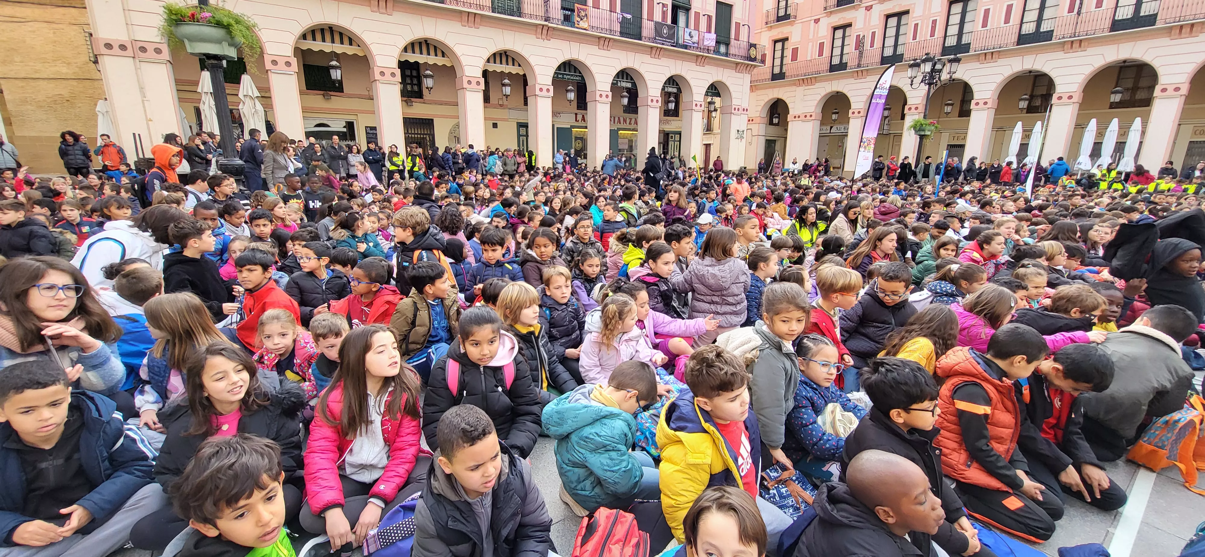Mini Marcha de Aspace 2024 en Huesca. Foto Mercedes Manterola