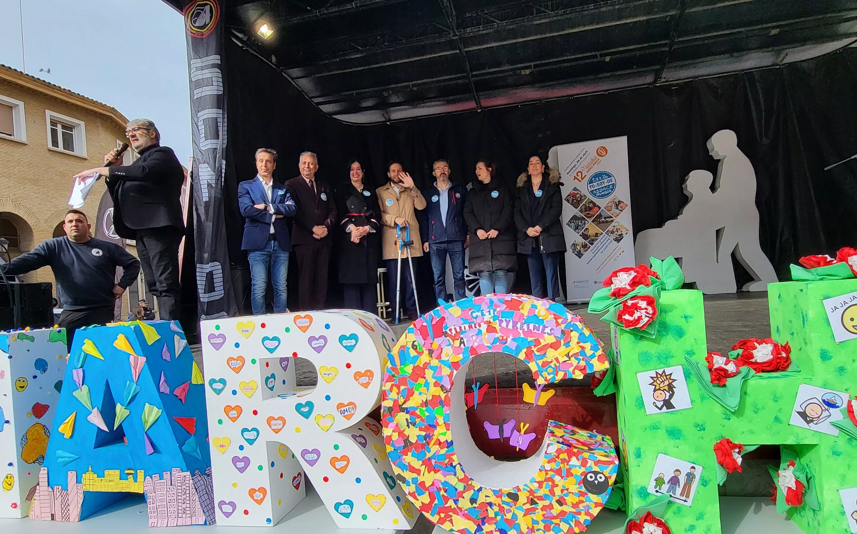 Mini Marcha de Aspace 2024 en Huesca. Foto Mercedes Manterola