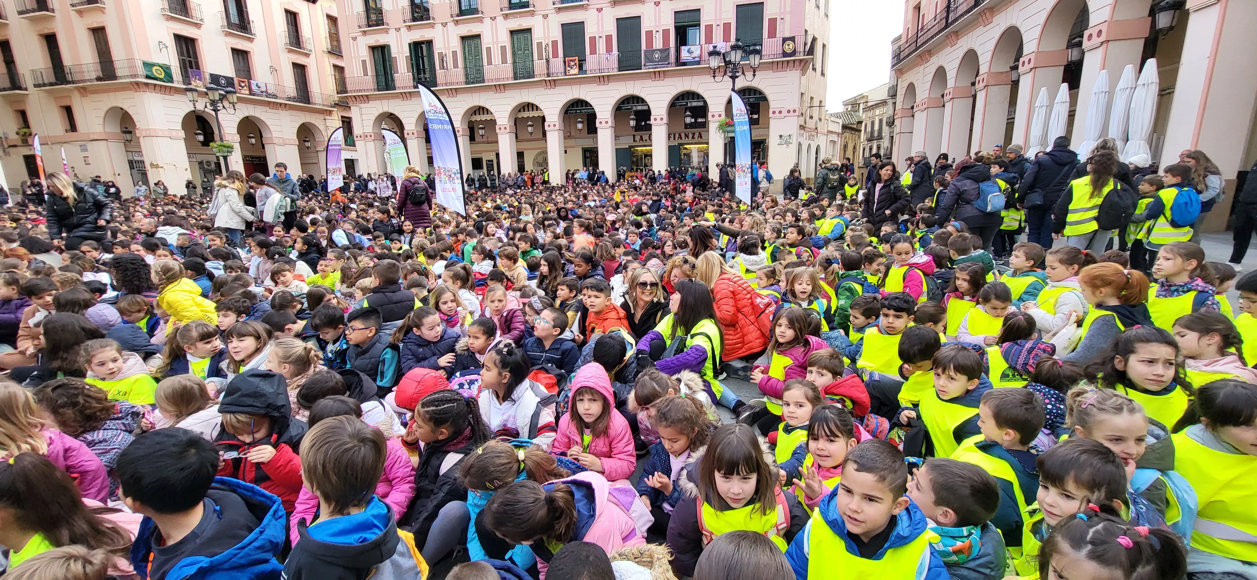Mini Marcha de Aspace 2024 en Huesca. Foto Mercedes Manterola