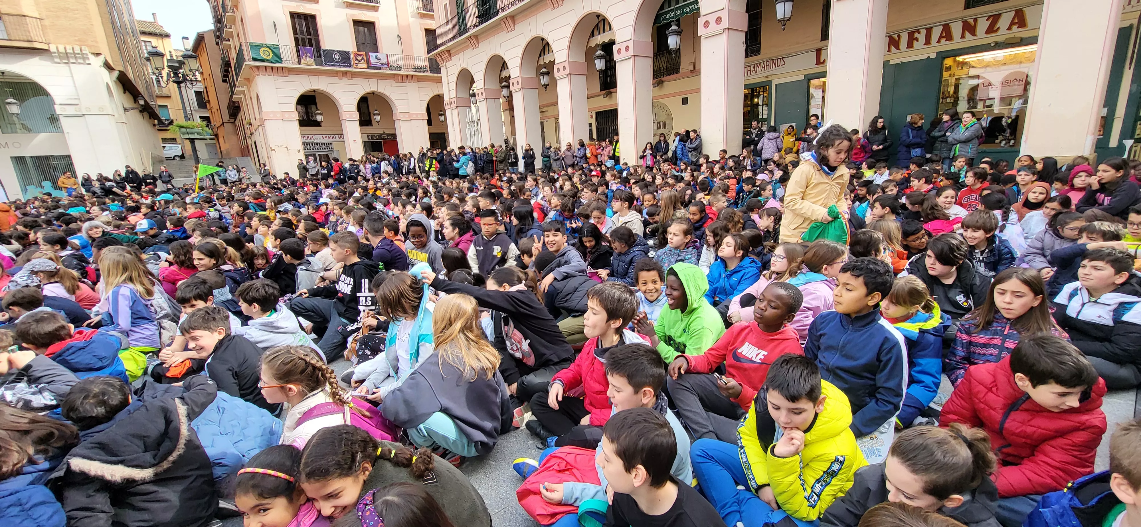 Mini Marcha de Aspace 2024 en Huesca. Foto Mercedes Manterola