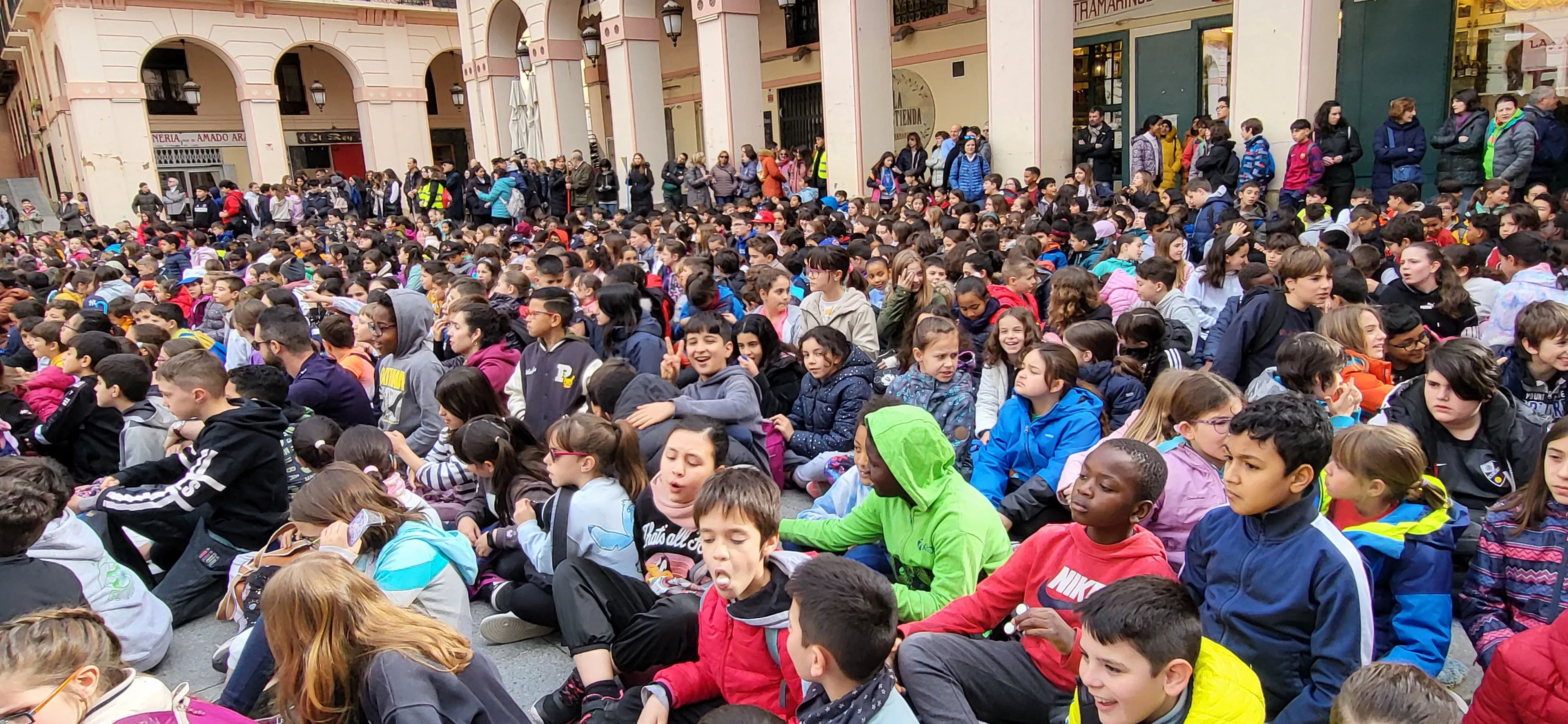 Mini Marcha de Aspace 2024 en Huesca. Foto Mercedes Manterola