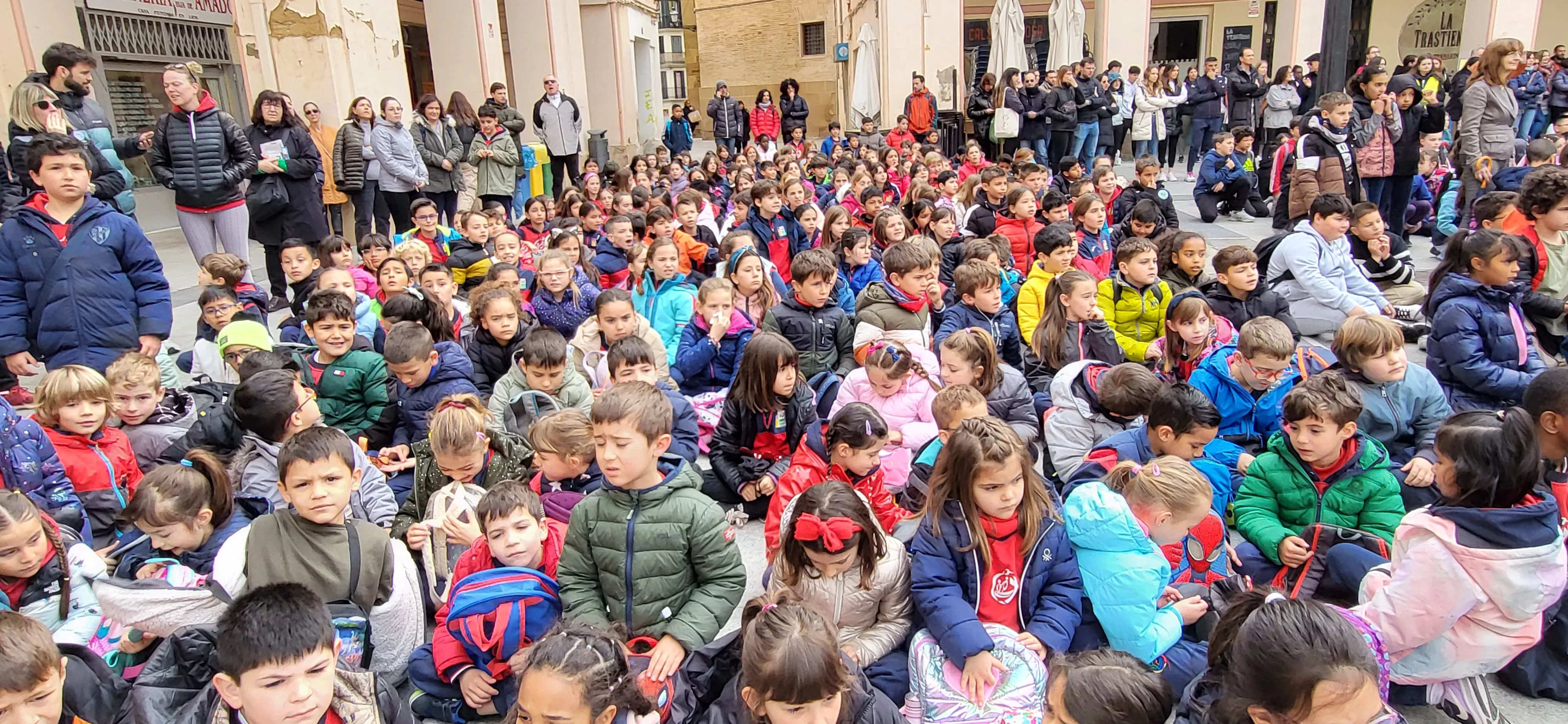Mini Marcha de Aspace 2024 en Huesca. Foto Mercedes Manterola