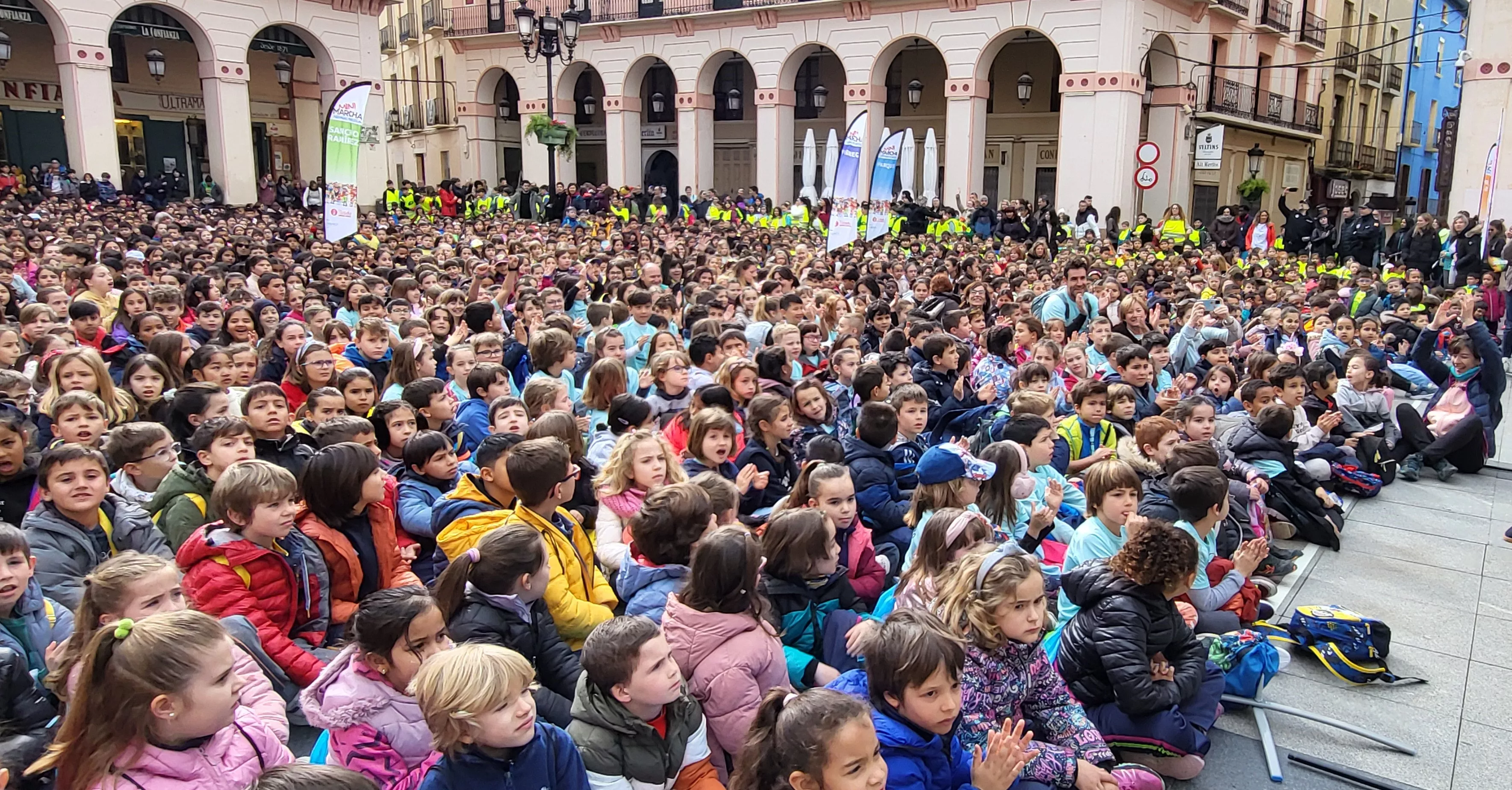Mini Marcha de Aspace 2024 en Huesca. Foto Mercedes Manterola