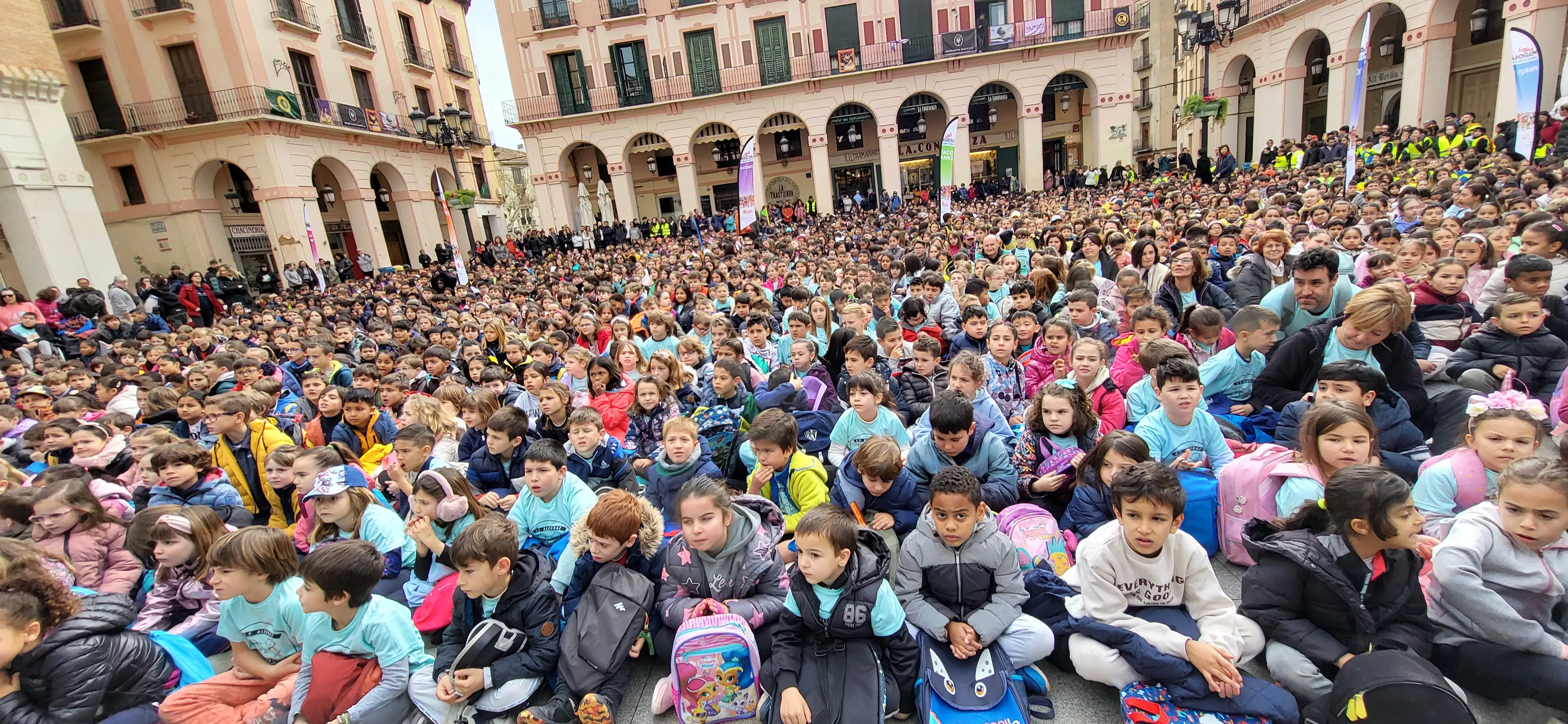 Mini Marcha de Aspace 2024 en Huesca. Foto Mercedes Manterola